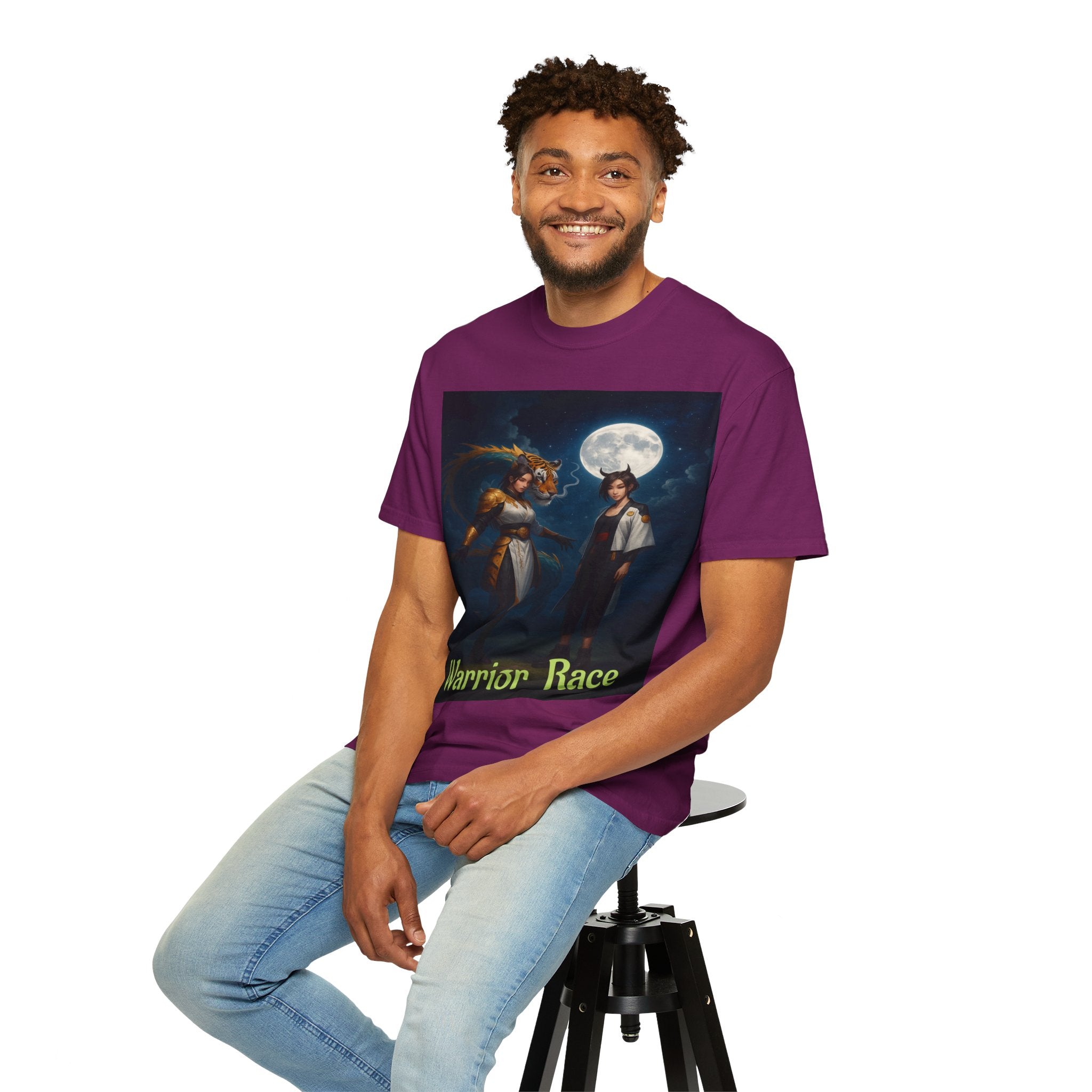 Warrior Race Fantasy Graphic Tee – Gamer Cosplay Shirt