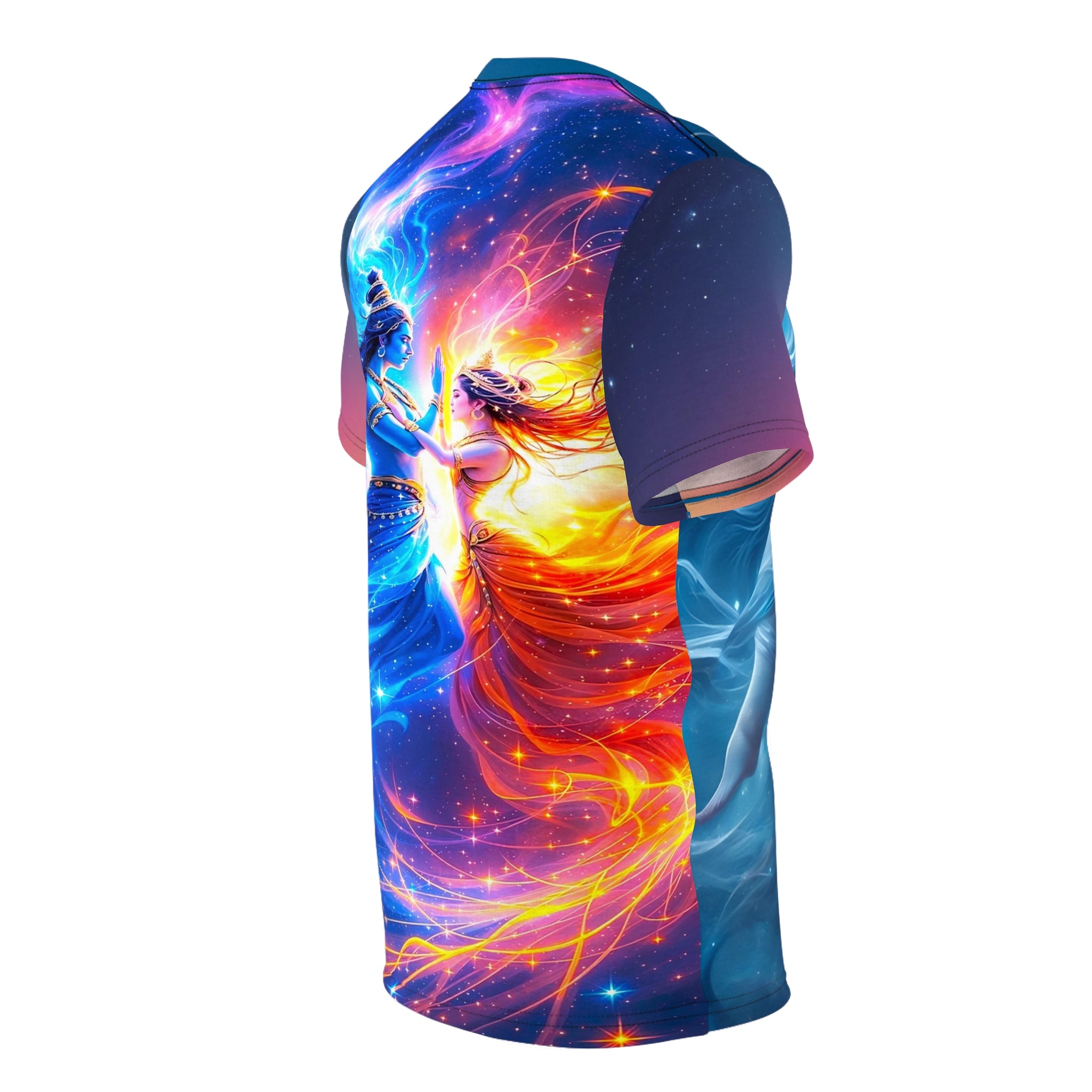 Lord Shiv & Ma Parvati Love Tee – Spiritual Cut & Sew Top