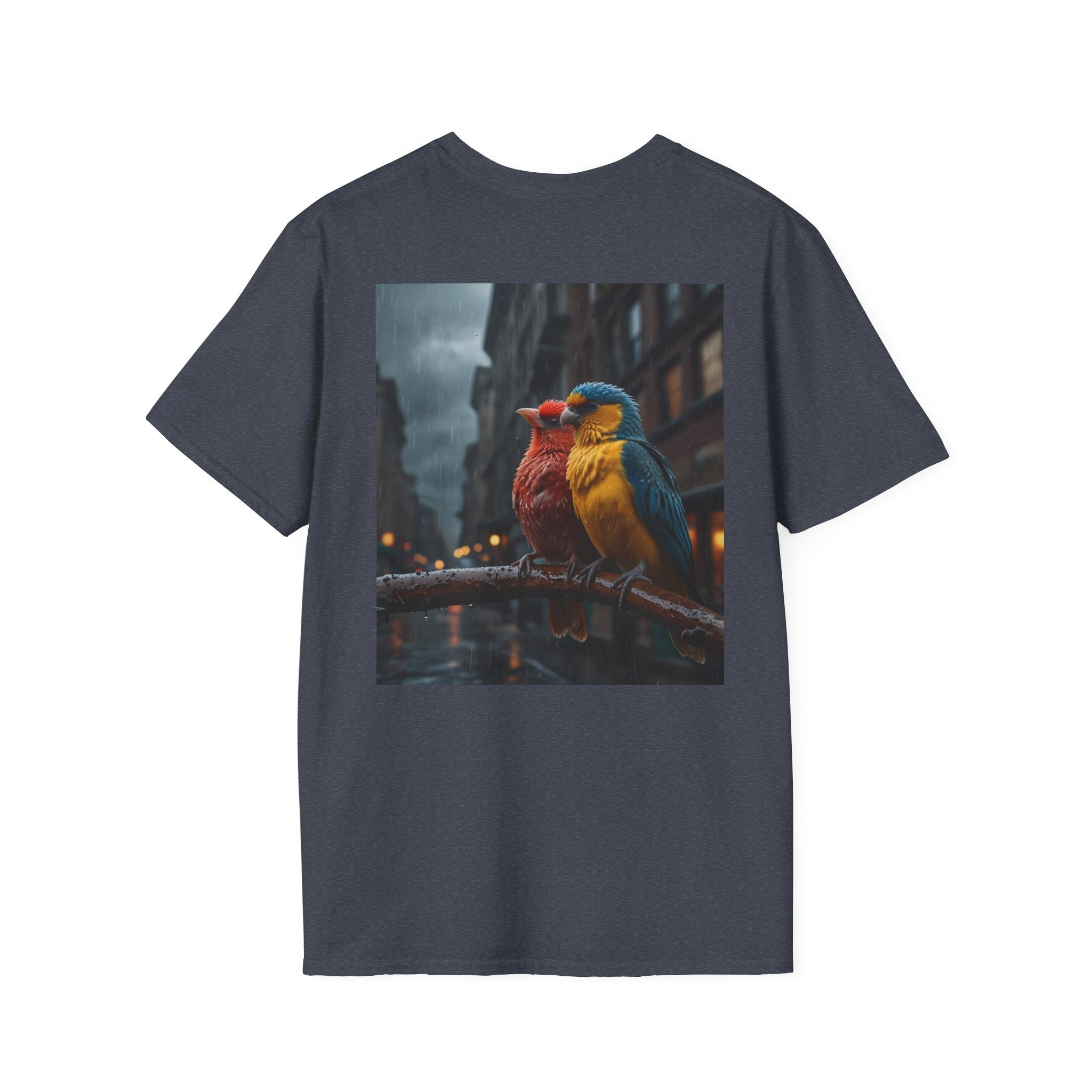 Colorful Parrot Love Tee – Nature Summer Shirt