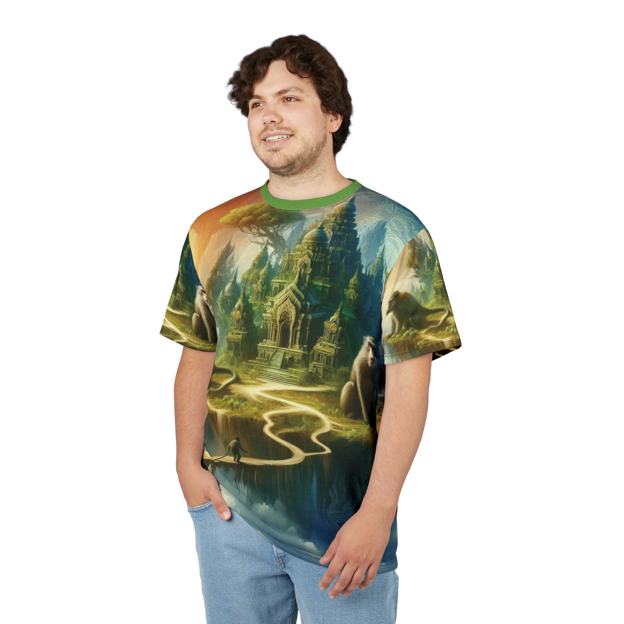 Temple Guardian Monkey Spirit Tee – Cultural Heritage Shirt