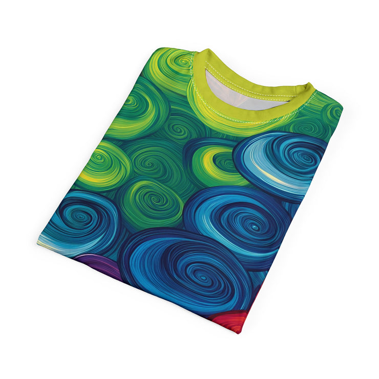 Colorful Swirl Tee.