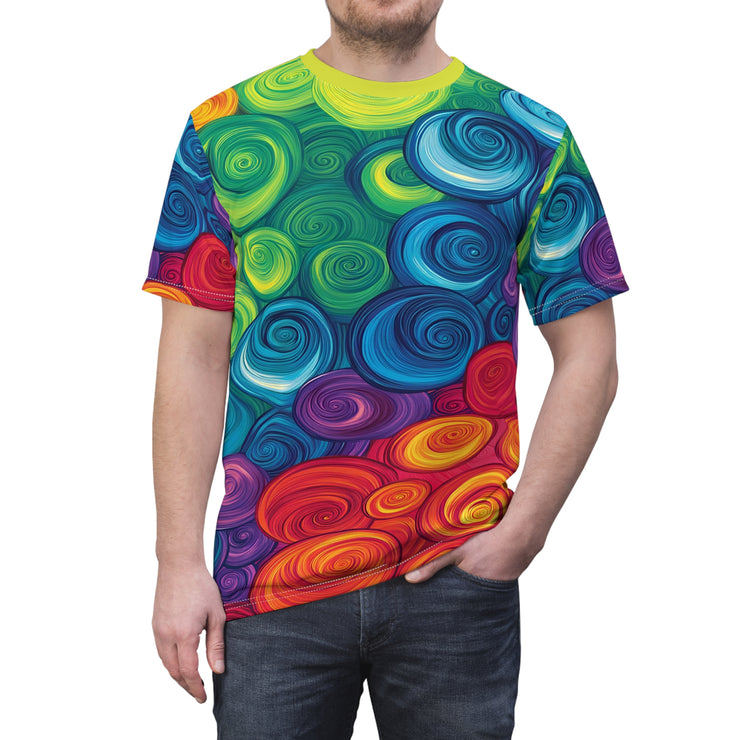 Colorful Swirl Tee.