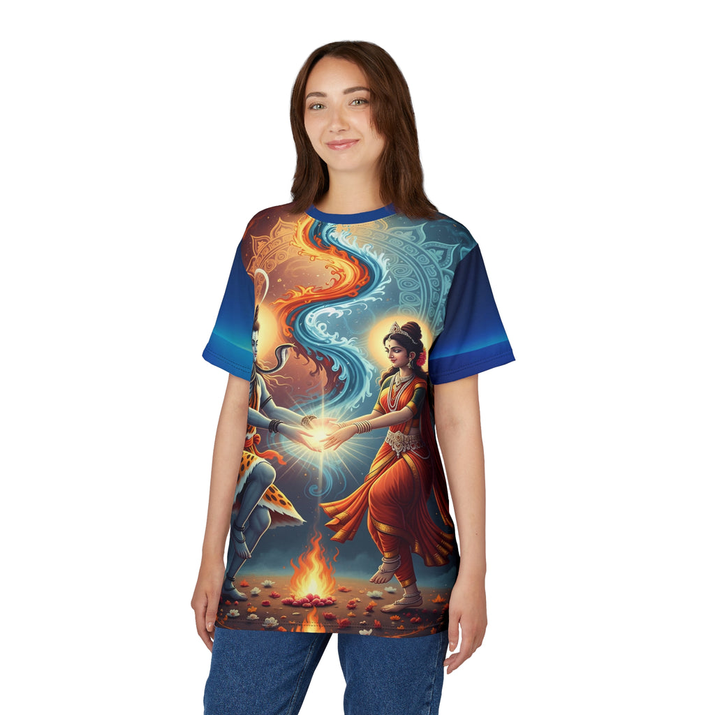 Mythical Dance Spiritual Tee – Festival ShravanMas Wear
