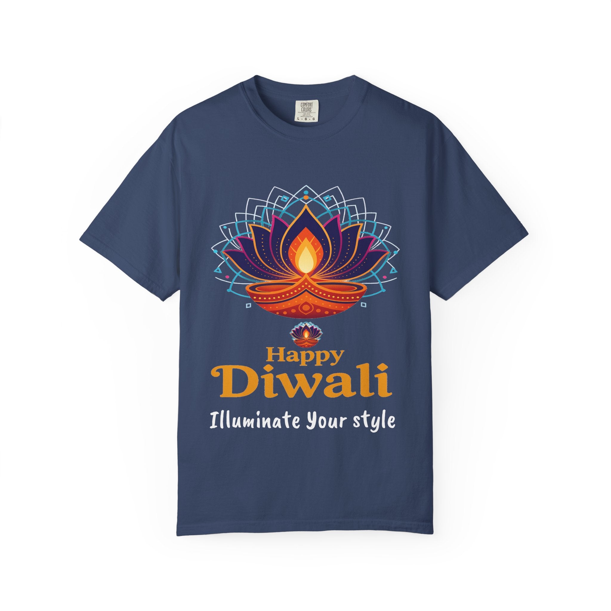 Diwali Celebration T-Shirt | Happy Diwali Unisex Garment-Dyed Tee | Festival Apparel Gift