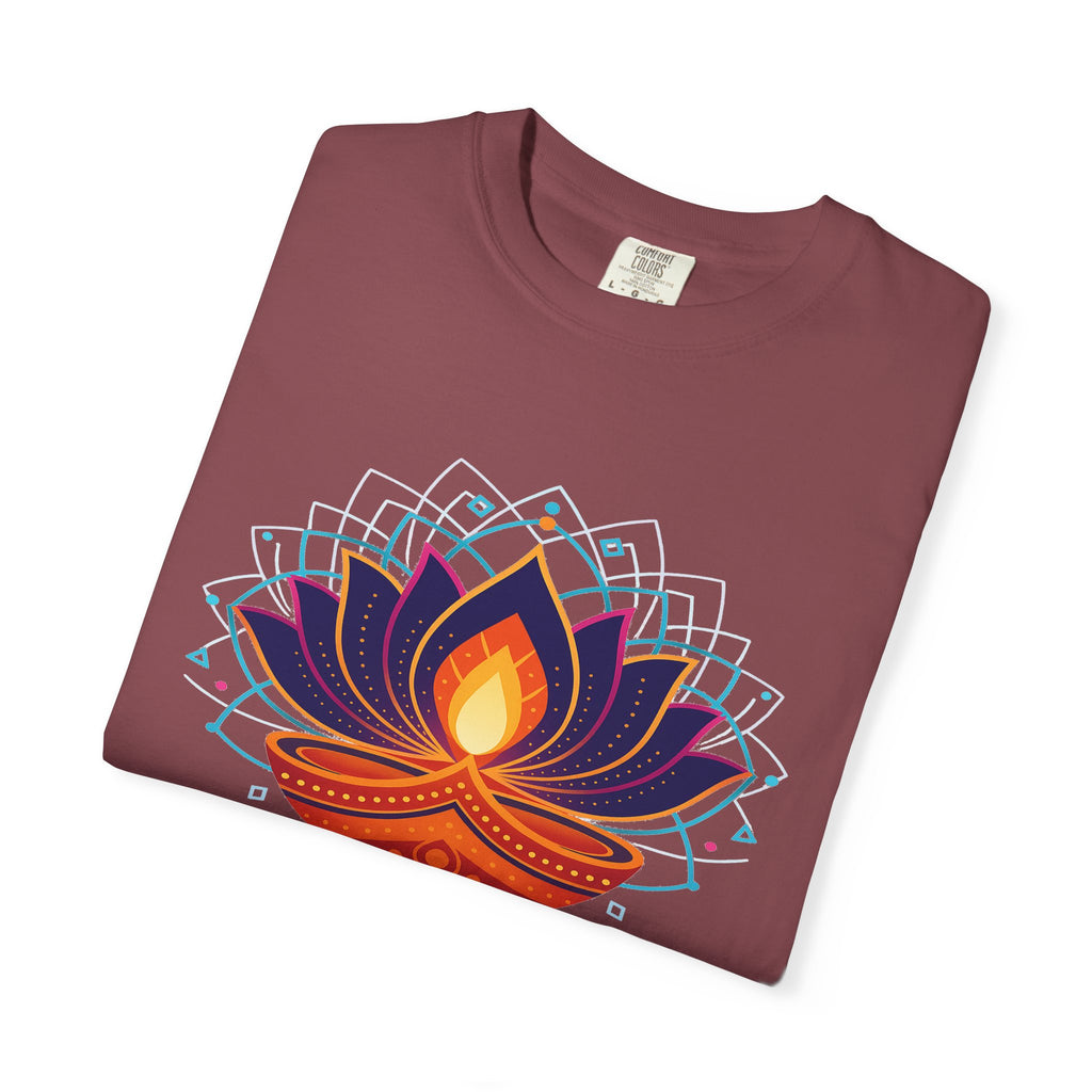 Diwali Celebration T-Shirt | Happy Diwali Unisex Garment-Dyed Tee | Festival Apparel Gift