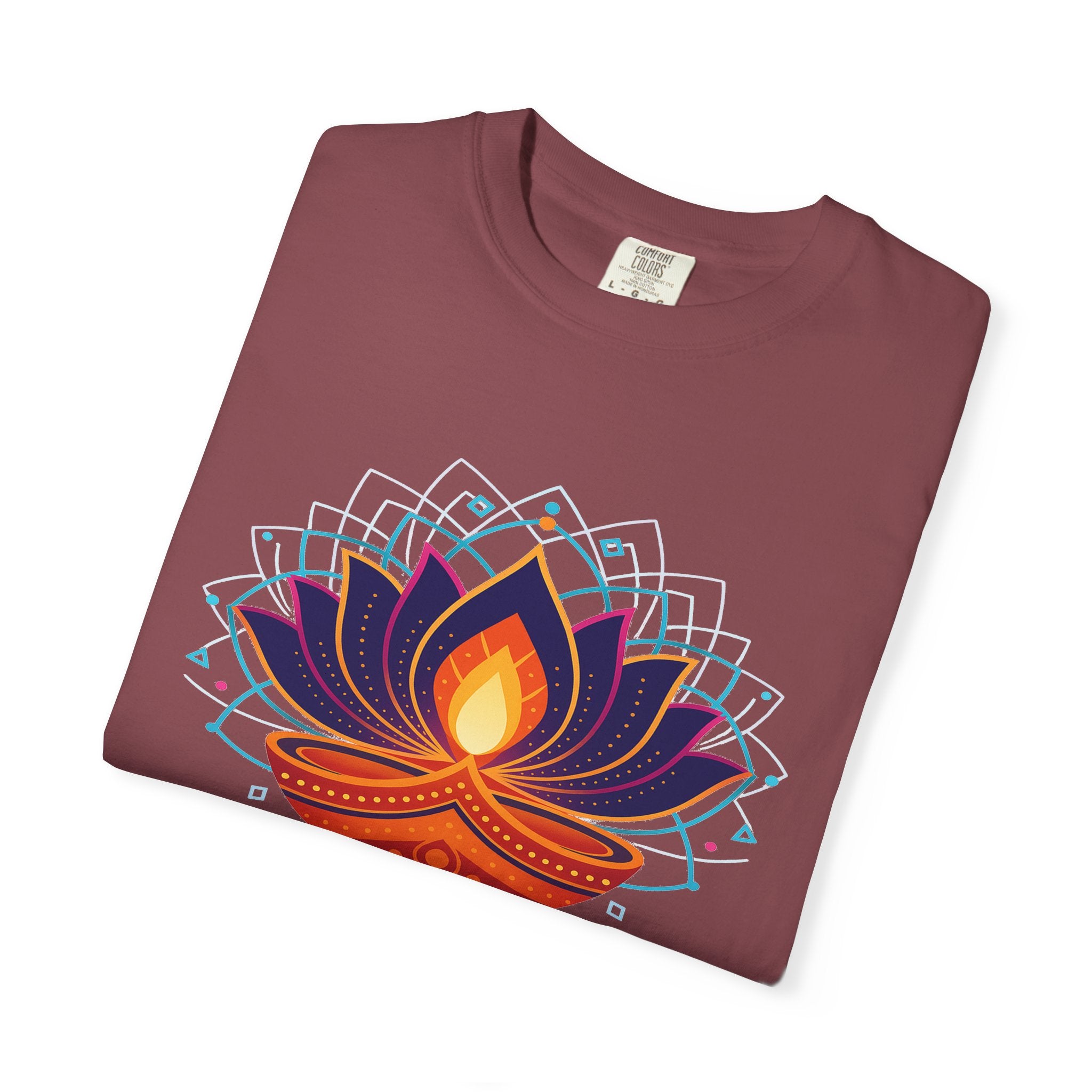 Diwali Celebration T-Shirt | Happy Diwali Unisex Garment-Dyed Tee | Festival Apparel Gift