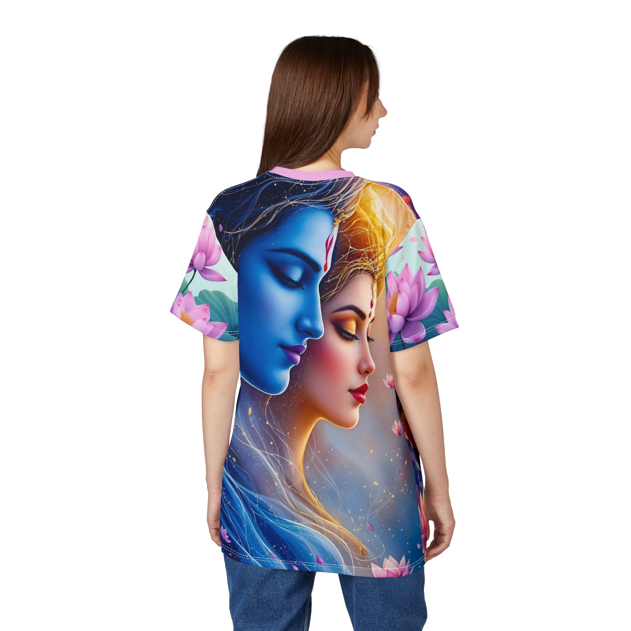 Divine Love Shiv & Parvati Tee – Festival Spiritual Shirt