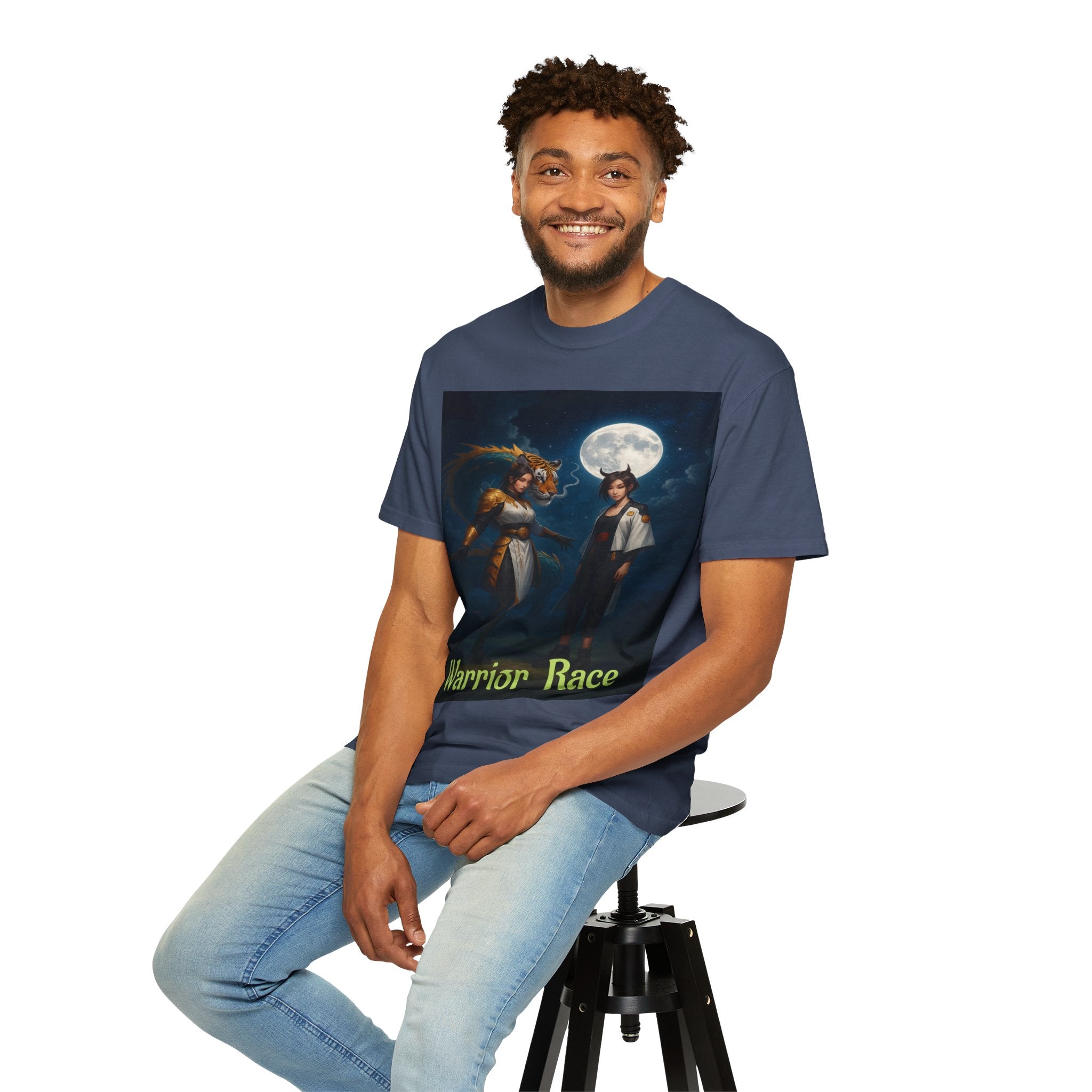 Warrior Race Fantasy Graphic Tee – Gamer Cosplay Shirt