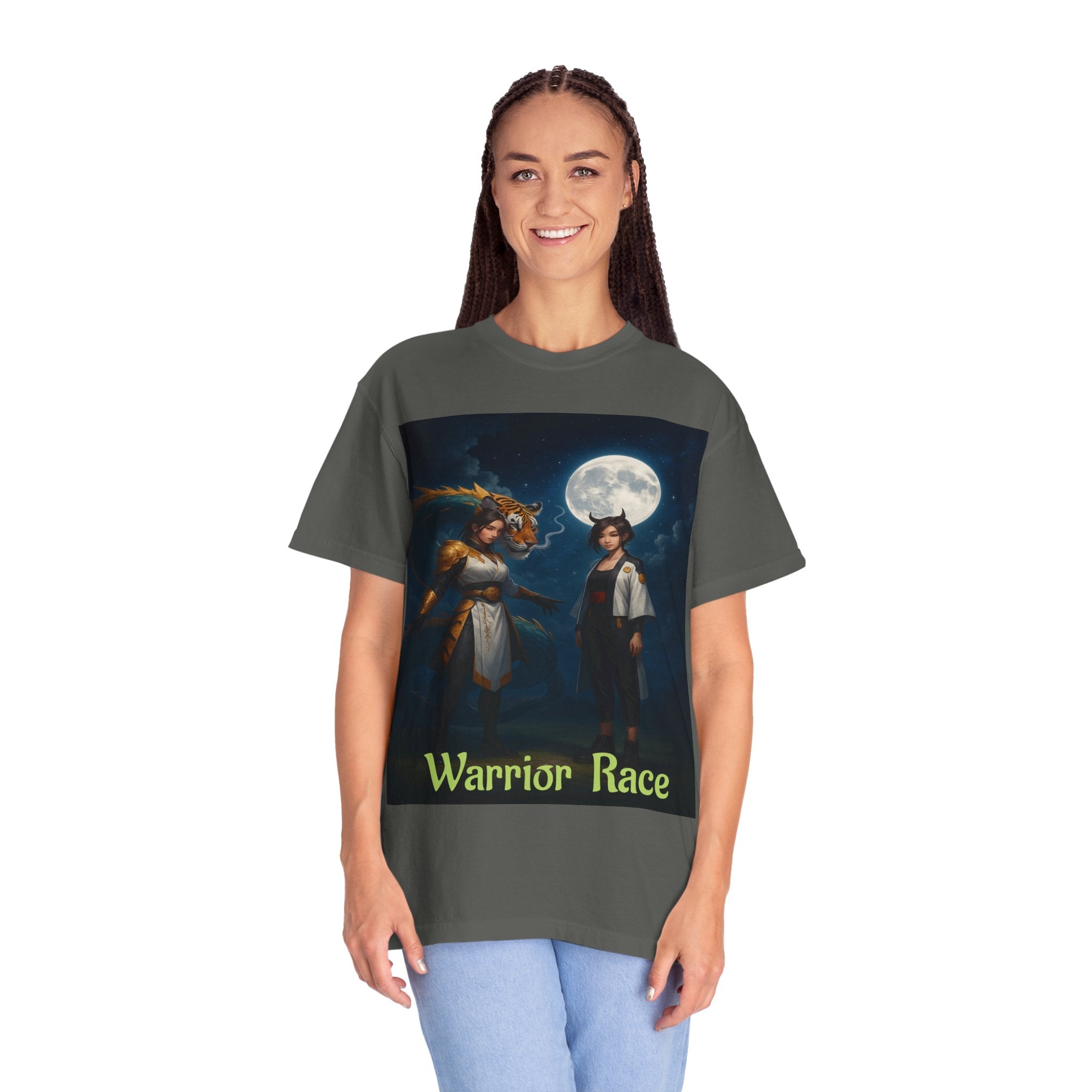 Warrior Race Fantasy Graphic Tee – Gamer Cosplay Shirt