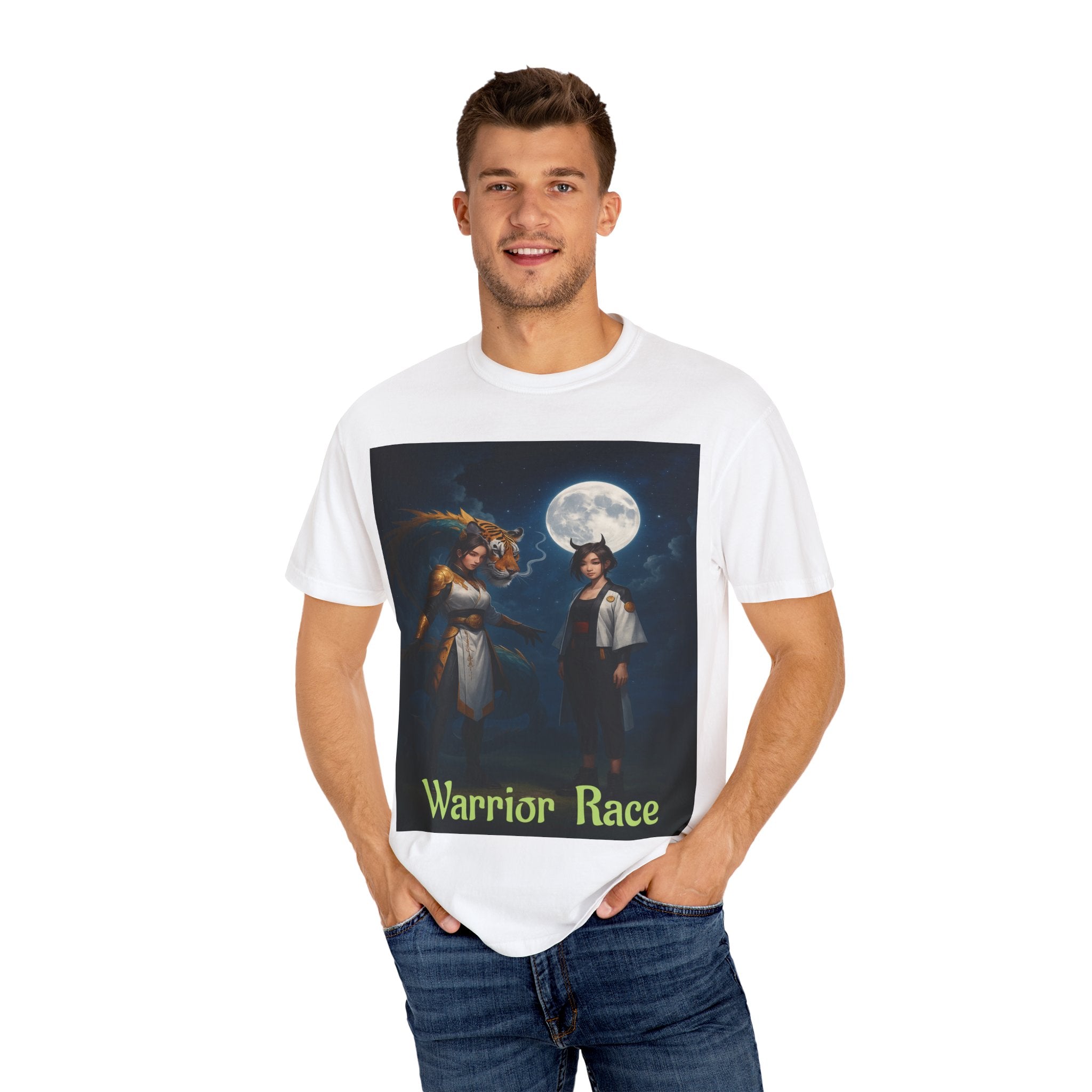 Warrior Race Fantasy Graphic Tee – Gamer Cosplay Shirt