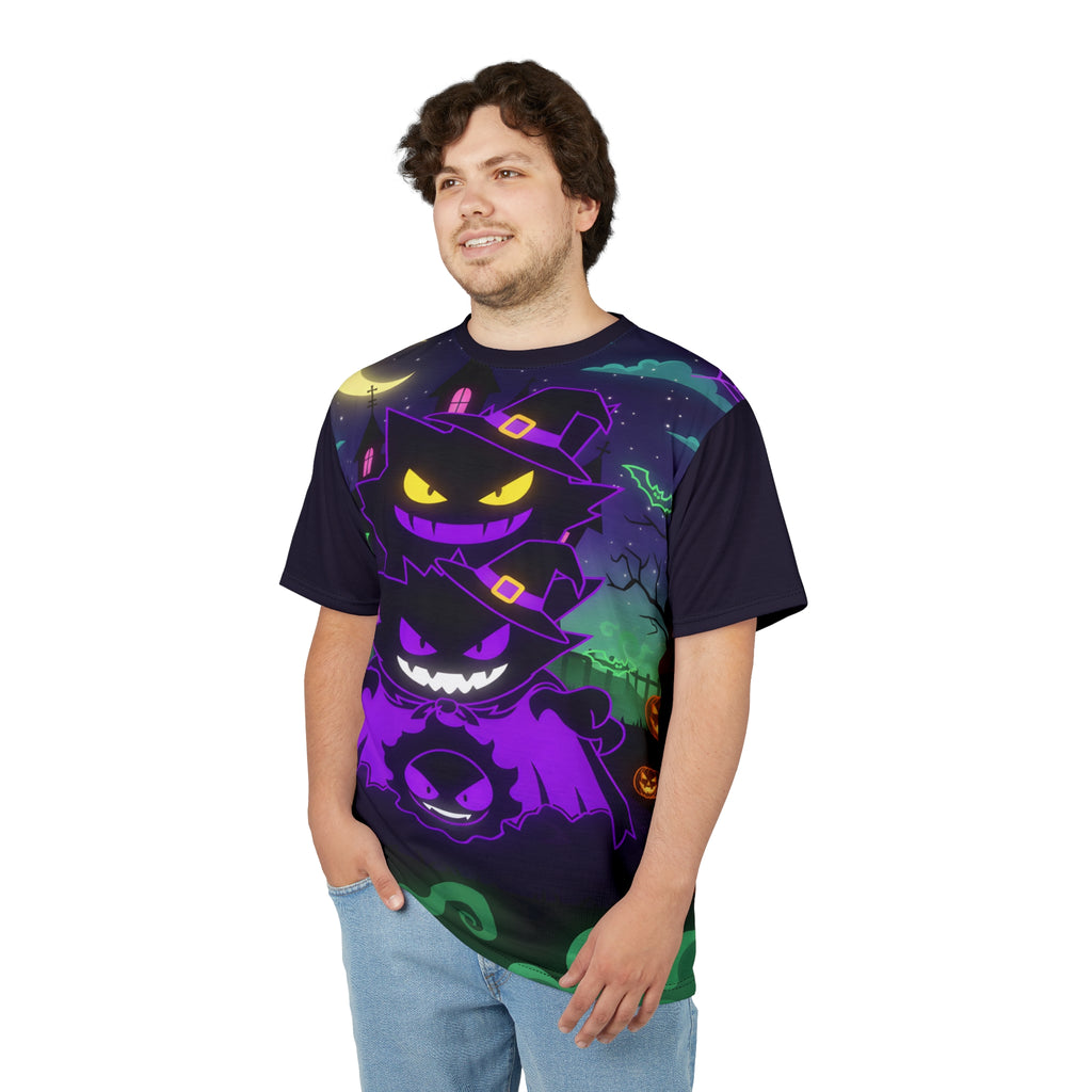Spooky Halloween Unisex Tee - Ghostly Monster Evolution Design.