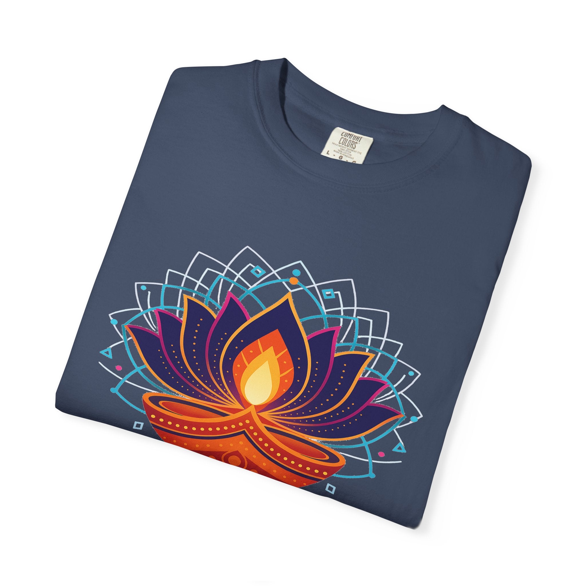 Diwali Celebration T-Shirt | Happy Diwali Unisex Garment-Dyed Tee | Festival Apparel Gift