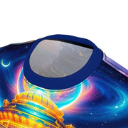 Shiv Parvati Temple Galaxy Tee – Spiritual Cosmic Shirt