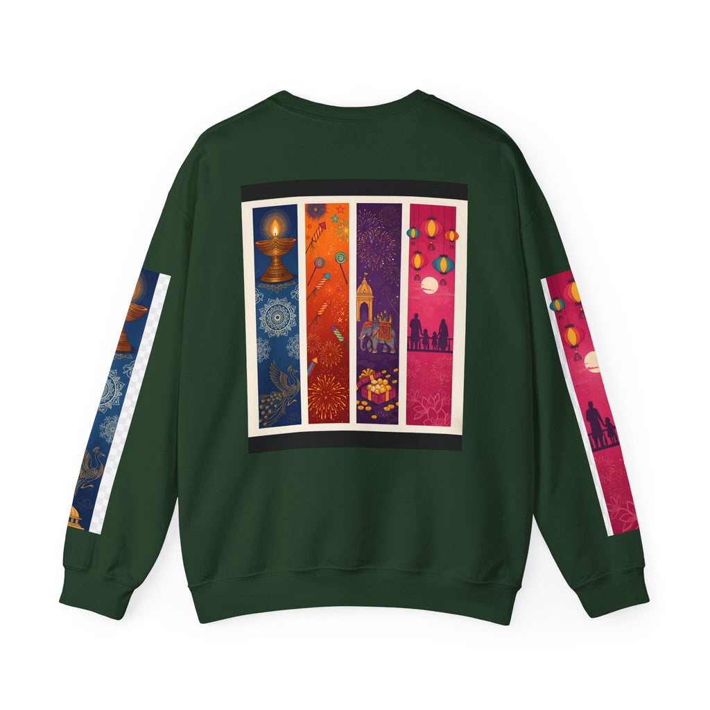 Colorful Festival Sweatshirt - Cozy Diwali Apparel.