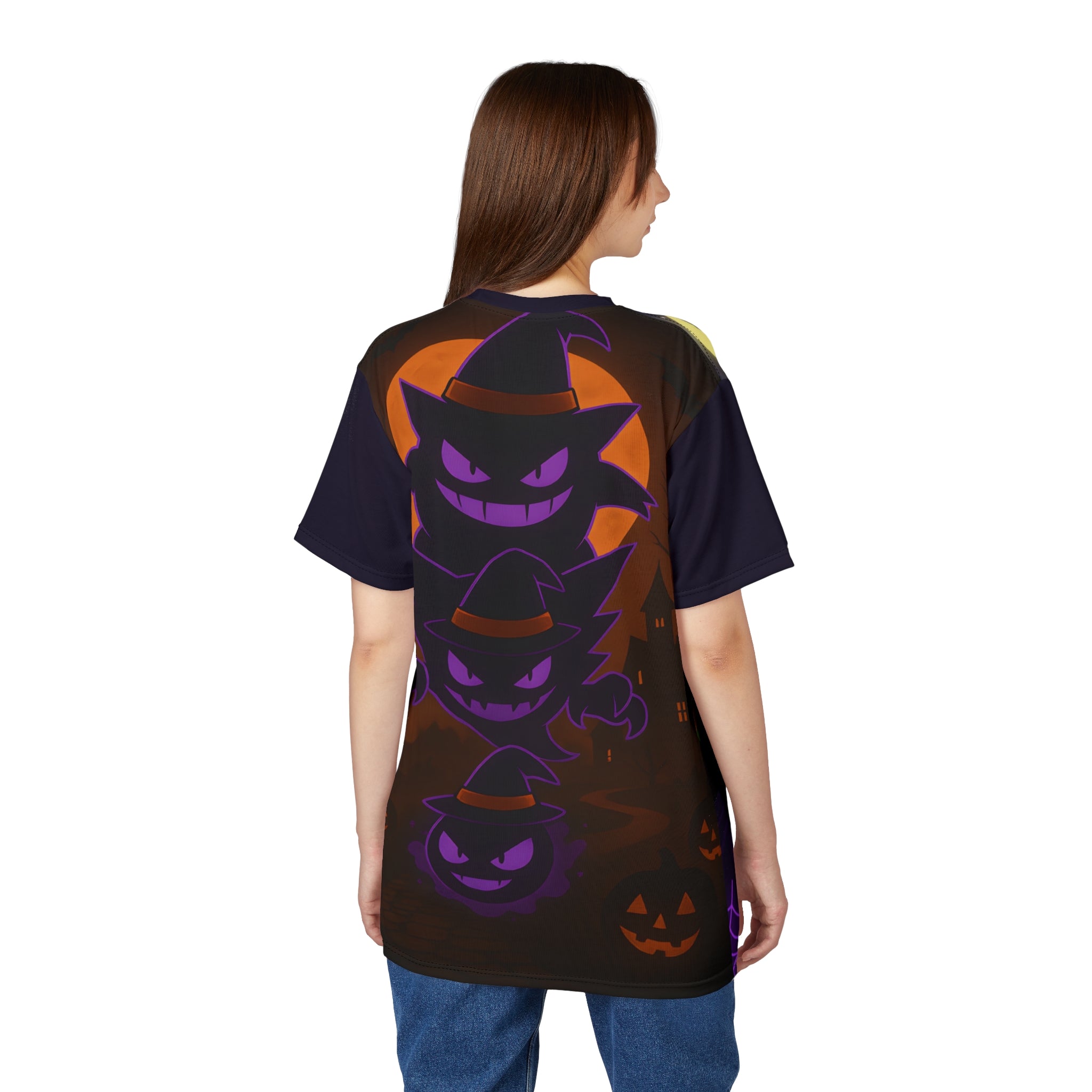 Spooky Halloween Unisex Tee - Ghostly Monster Evolution Design.
