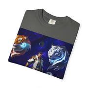 Fantasy-Themed Garment-Dyed Tee – Majestic Creature Shirt