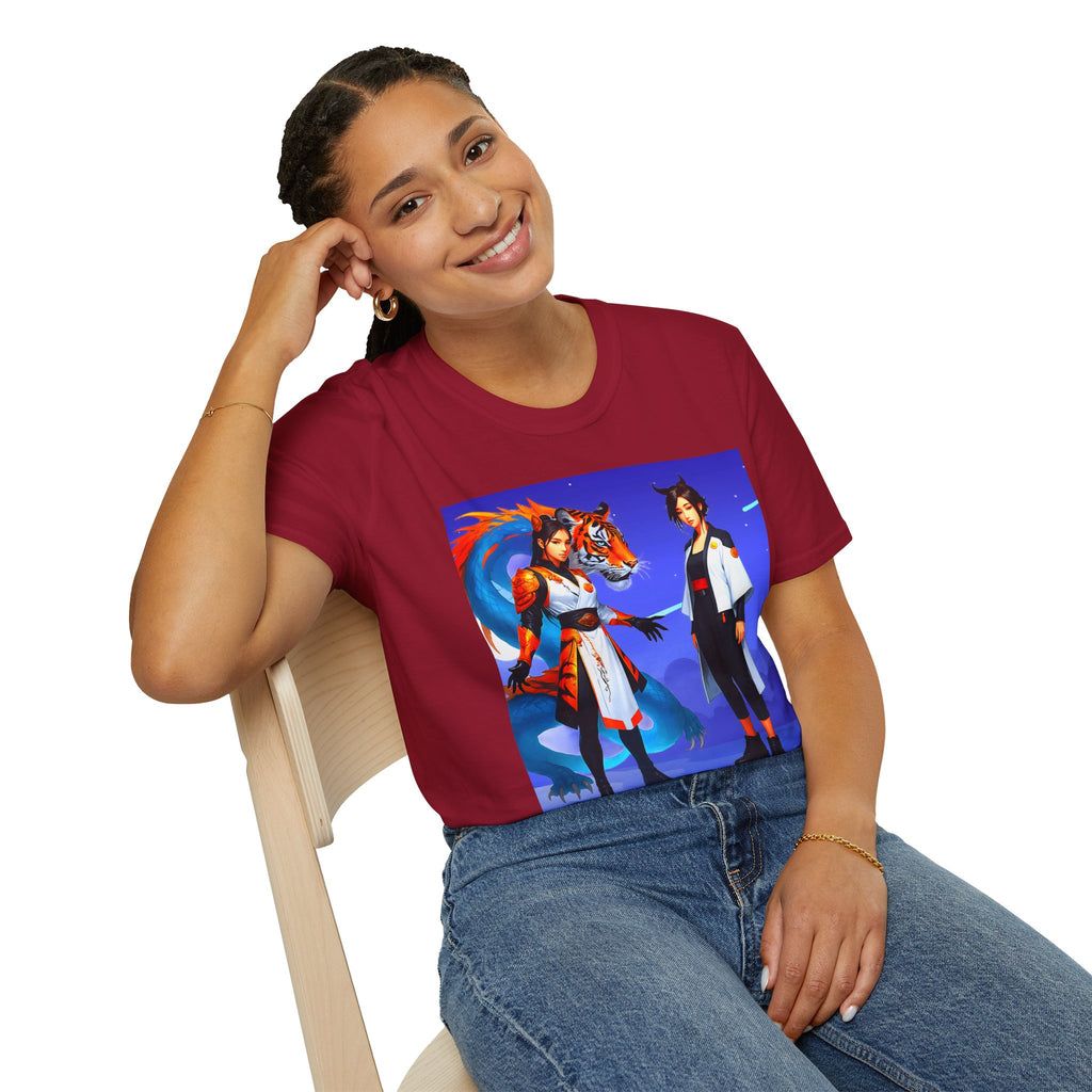 Fantasy Adventure Colorful Tee – Anime Cosplay T-Shirt