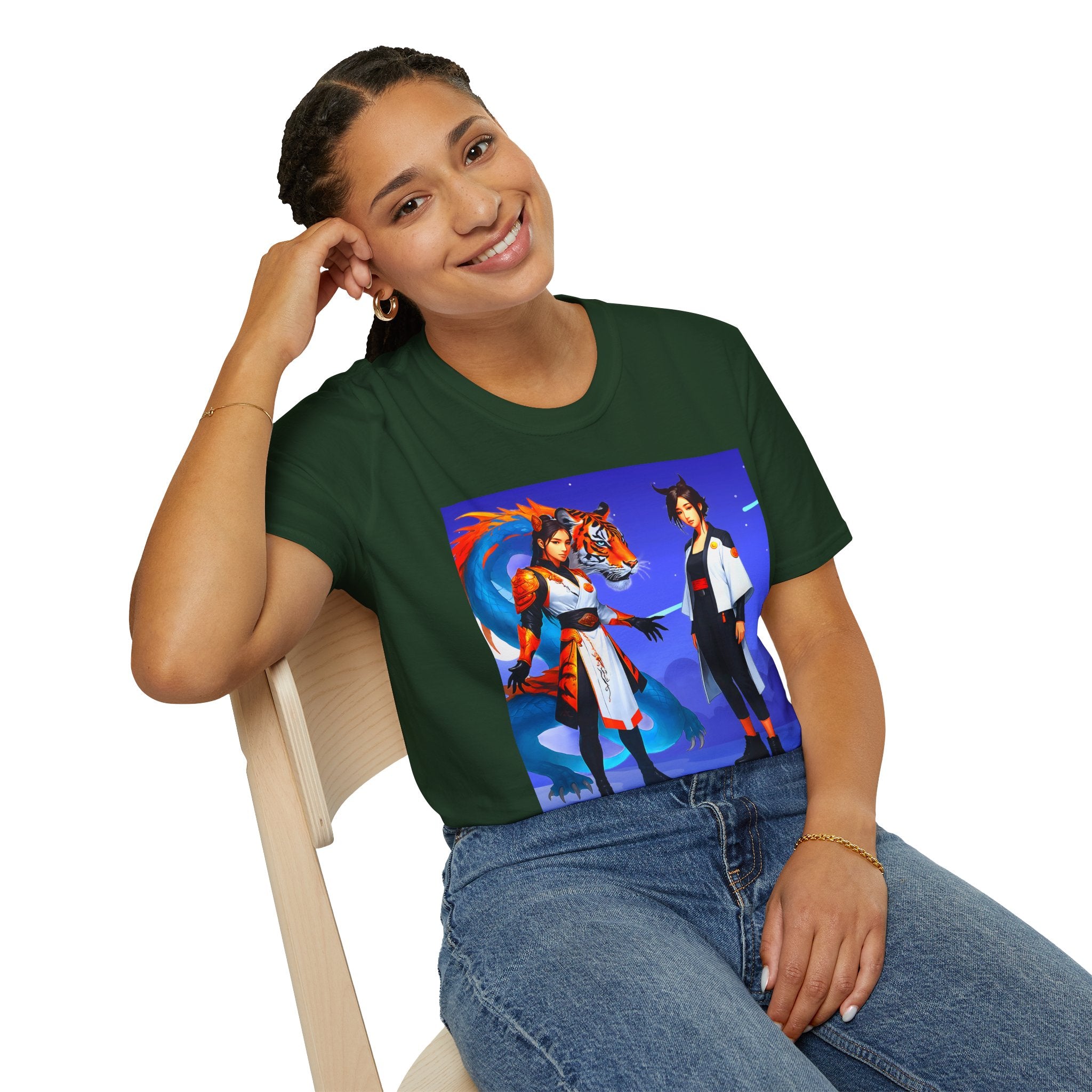 Fantasy Adventure Colorful Tee – Anime Cosplay T-Shirt