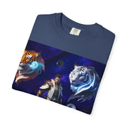 Fantasy-Themed Garment-Dyed Tee – Majestic Creature Shirt