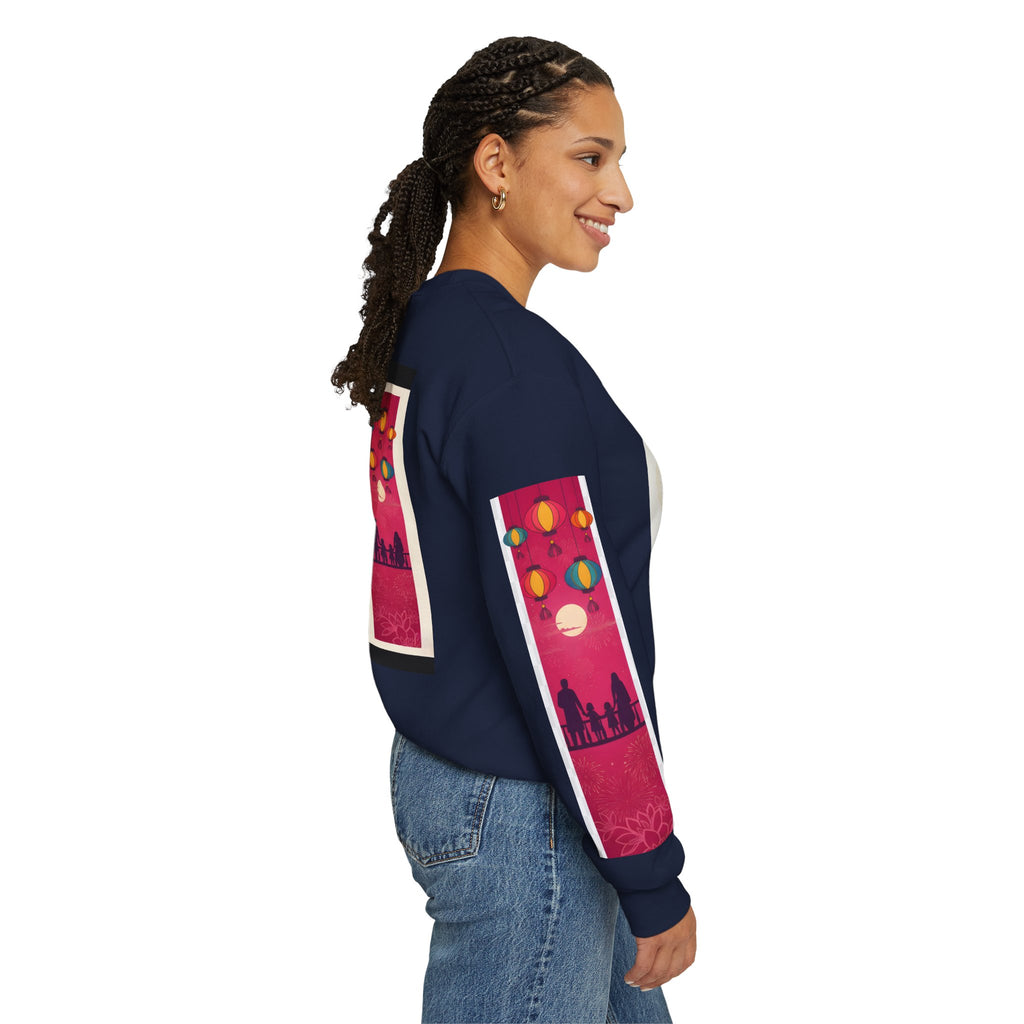 Colorful Festival Sweatshirt - Cozy Diwali Apparel.