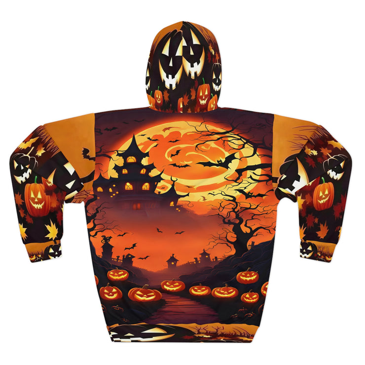 Halloween Witch & Pumpkin Hoodie