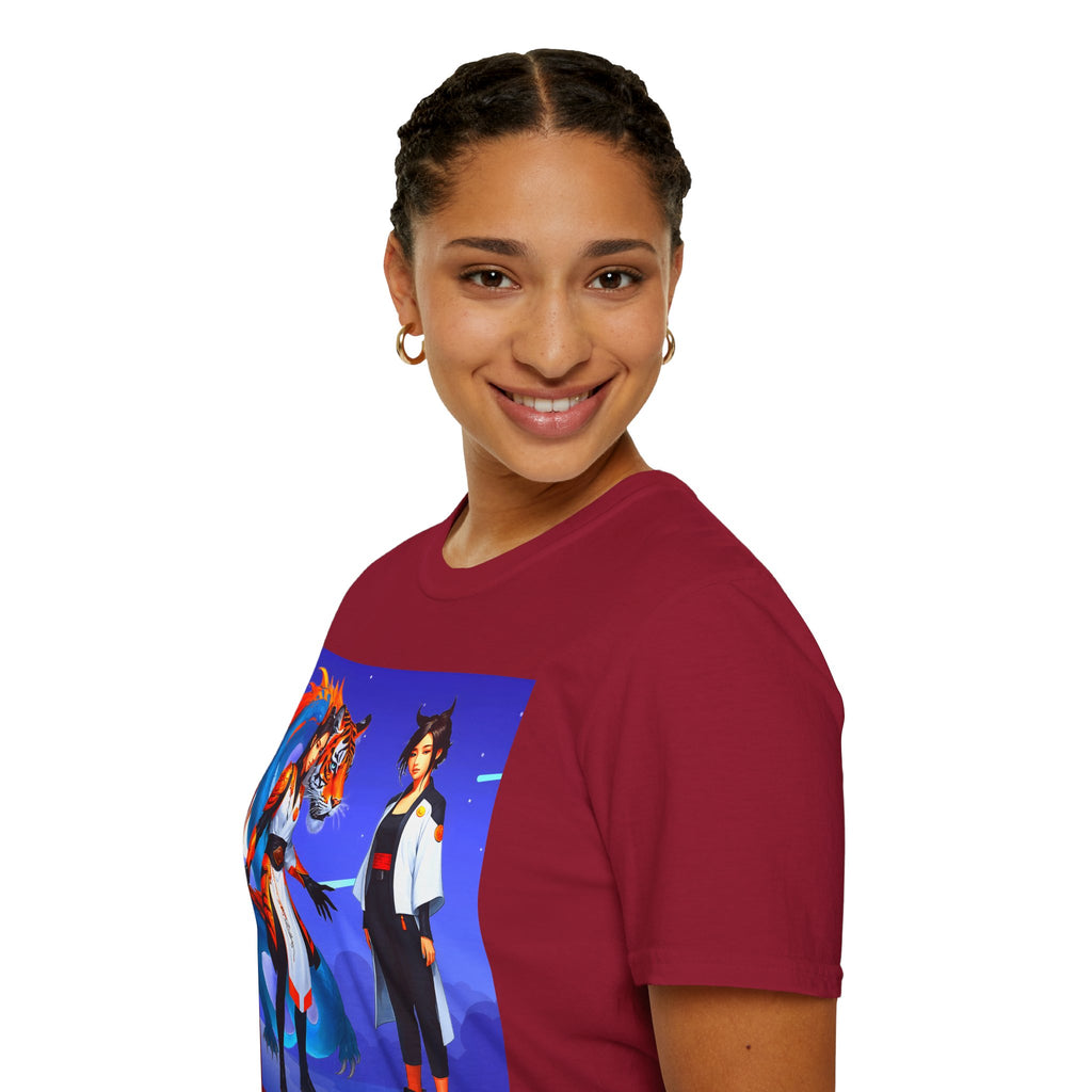 Fantasy Adventure Colorful Tee – Anime Cosplay T-Shirt