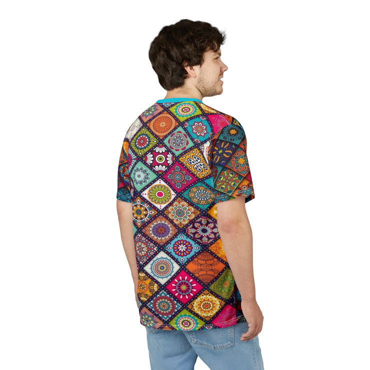 Patterned Unisex Casual Tee