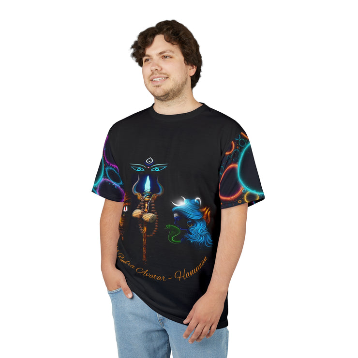 Rudra Avatar Hanuman Graphic Tee – Spiritual Festival Shirt