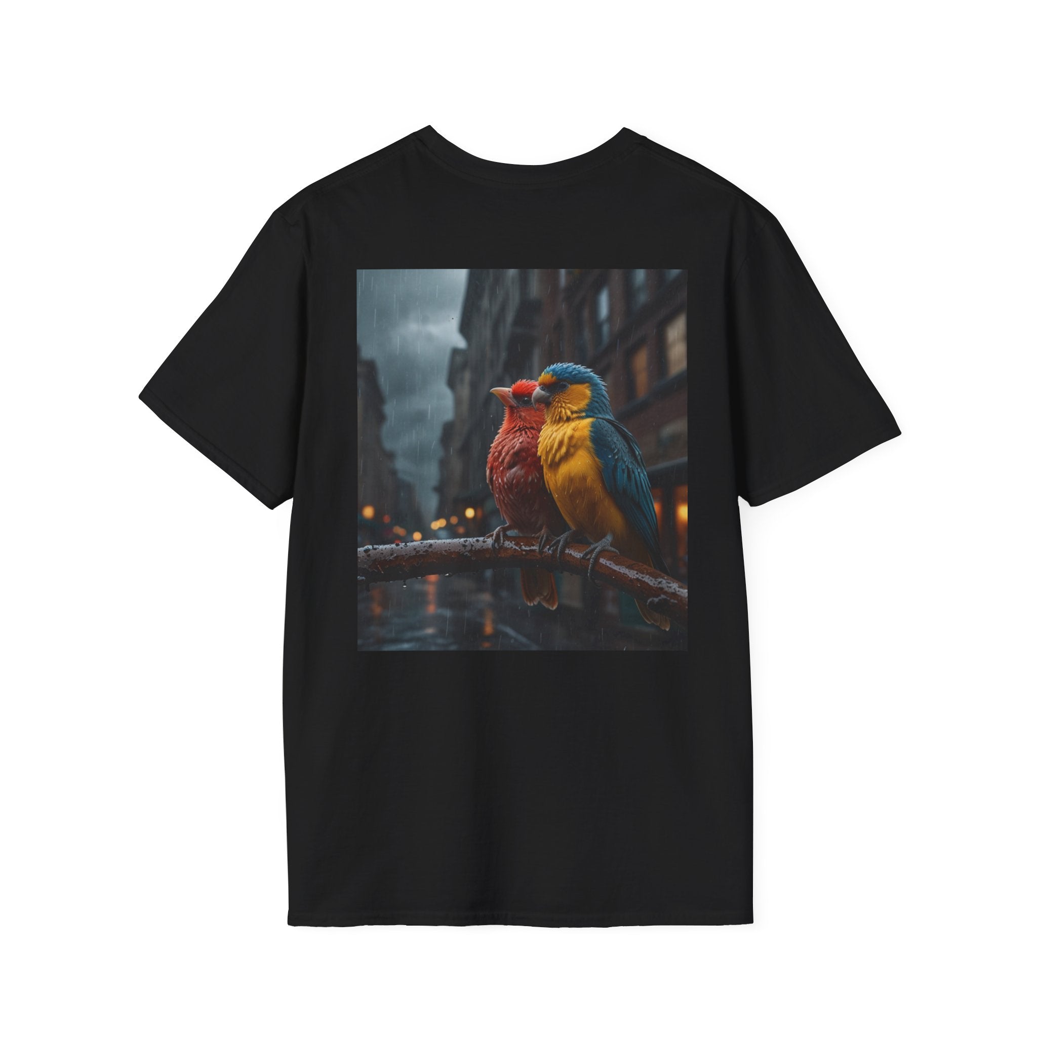 Colorful Parrot Love Tee – Nature Summer Shirt