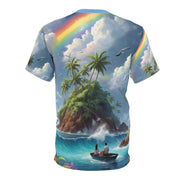 Tropical Romance Beach Tee – Summer Couple Shirt