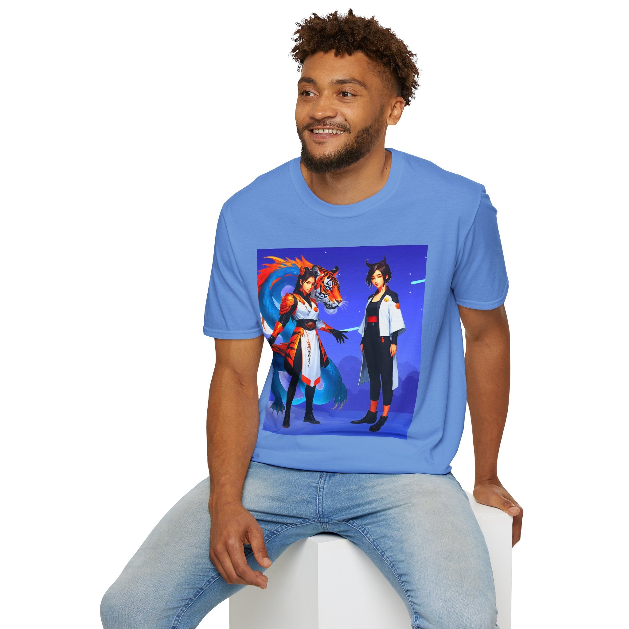 Fantasy Adventure Colorful Tee – Anime Cosplay T-Shirt