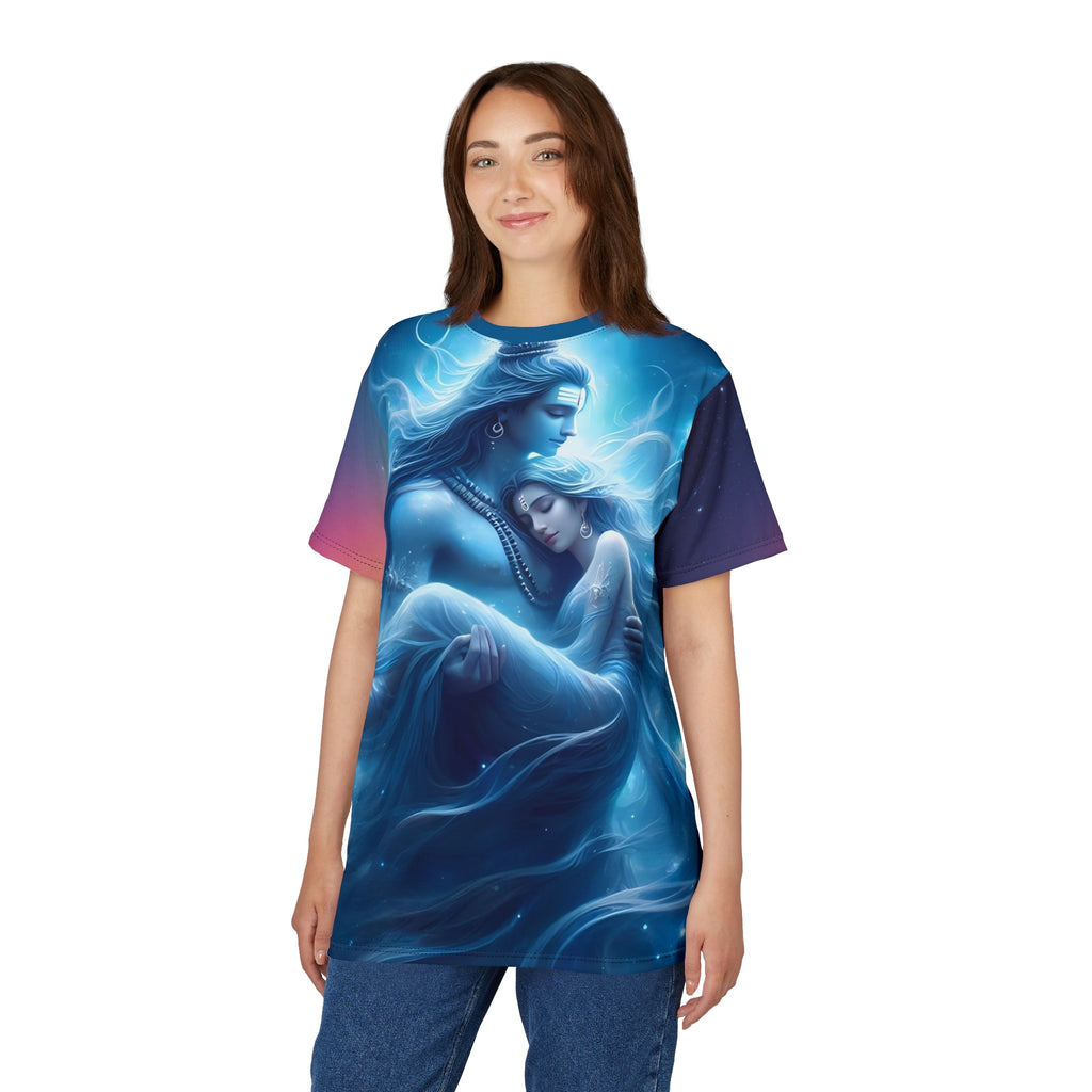 Lord Shiv & Ma Parvati Love Tee – Spiritual Cut & Sew Top