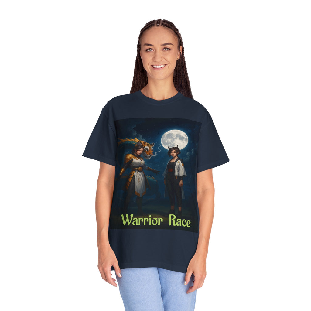 Warrior Race Fantasy Graphic Tee – Gamer Cosplay Shirt