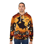 Halloween Witch & Pumpkin Hoodie