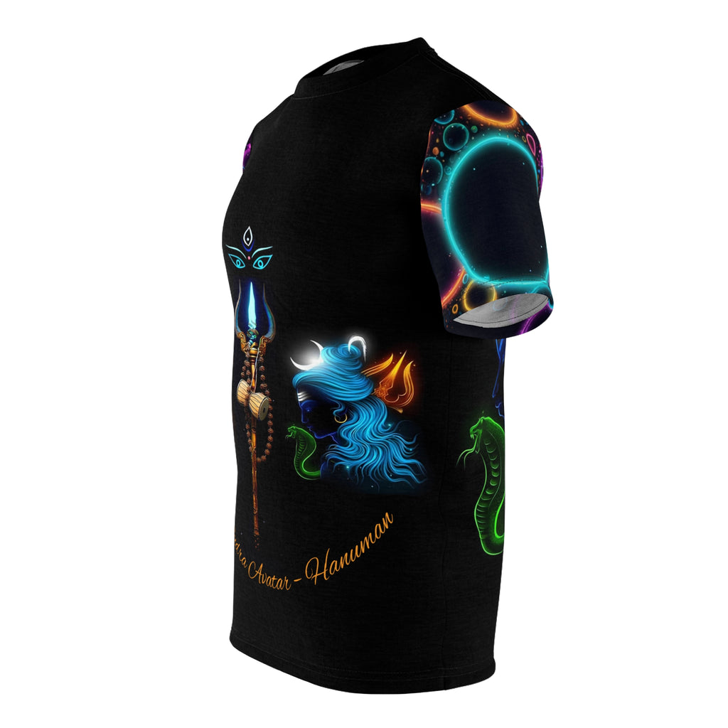 Rudra Avatar Hanuman Graphic Tee – Spiritual Festival Shirt