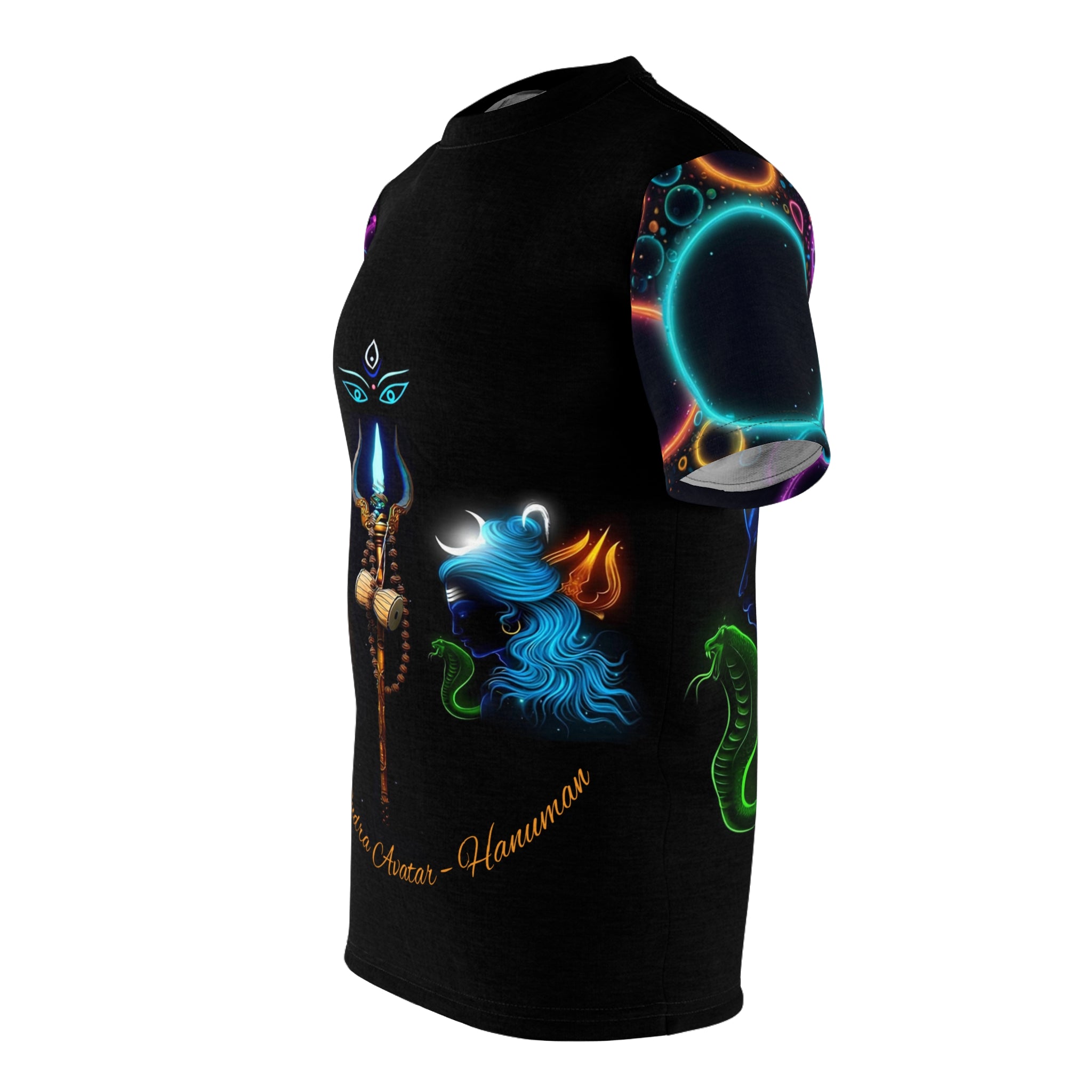 Rudra Avatar Hanuman Graphic Tee – Spiritual Festival Shirt