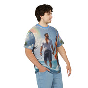 Tropical Romance Beach Tee – Summer Couple Shirt