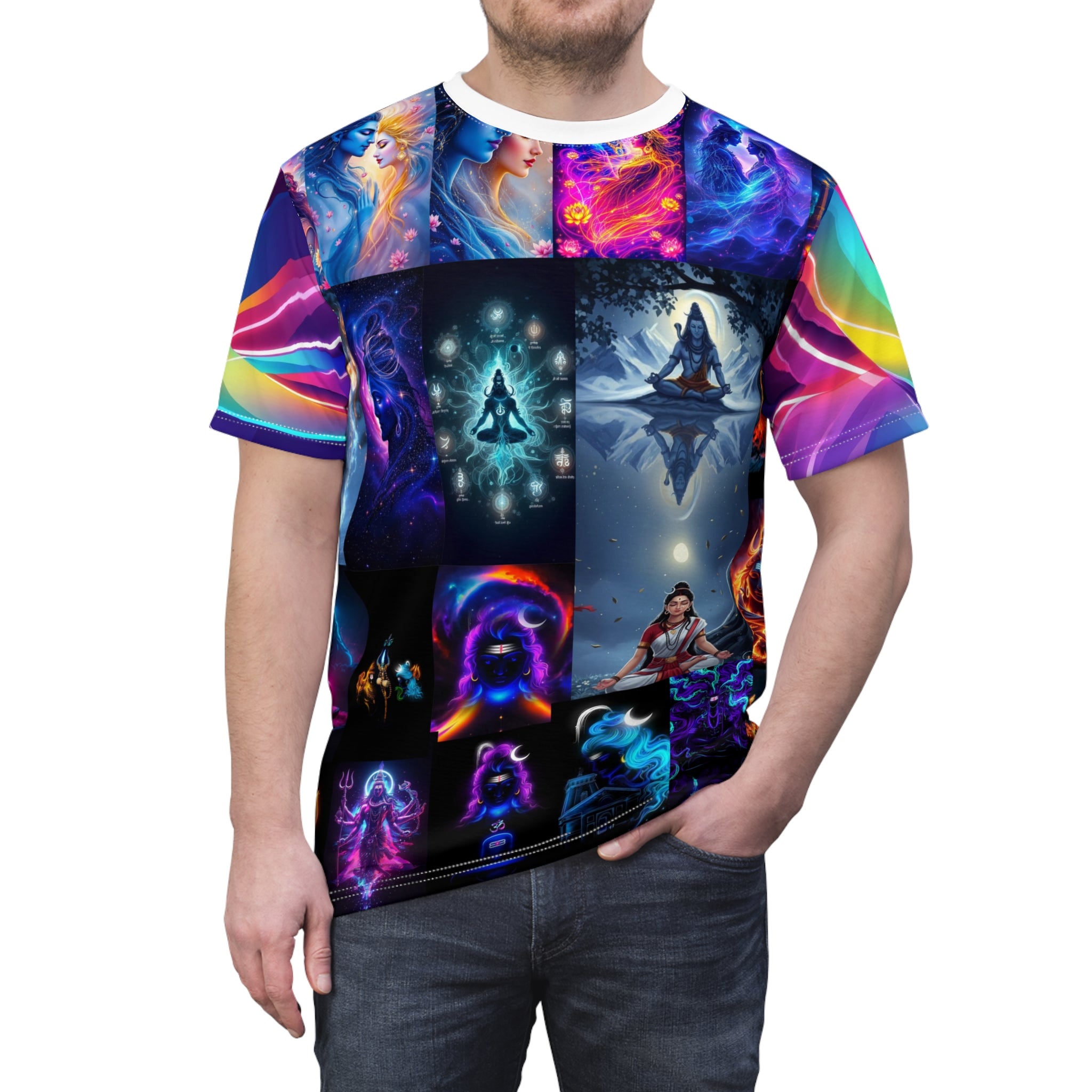 Shiva Special Edition Vibrant Festival Tee – Spiritual Yoga Shirt
