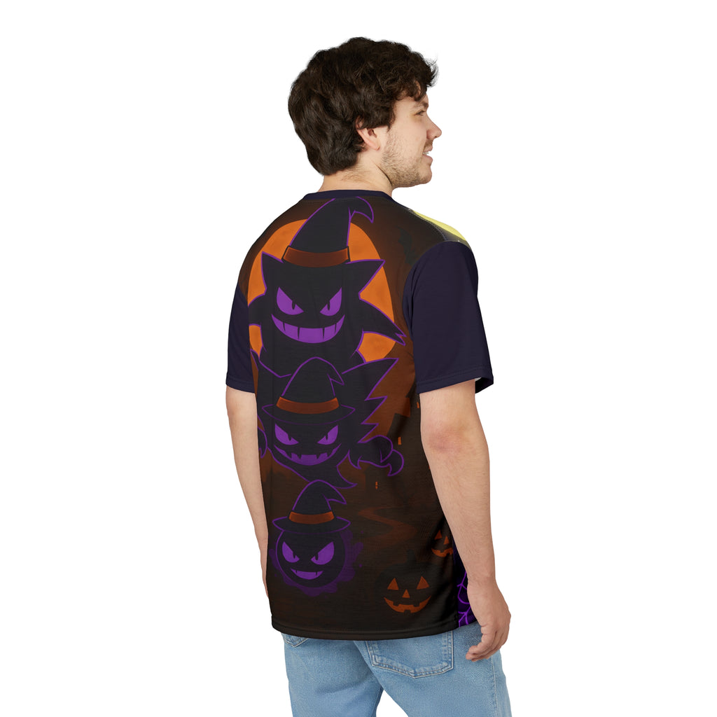 Spooky Halloween Unisex Tee - Ghostly Monster Evolution Design.