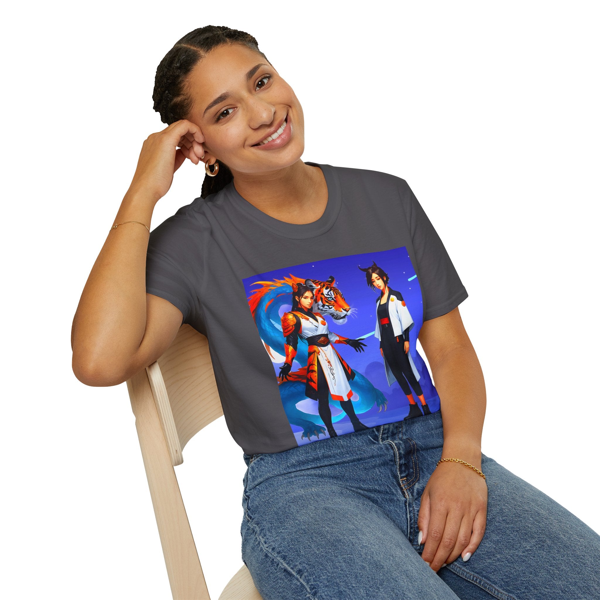 Fantasy Adventure Colorful Tee – Anime Cosplay T-Shirt