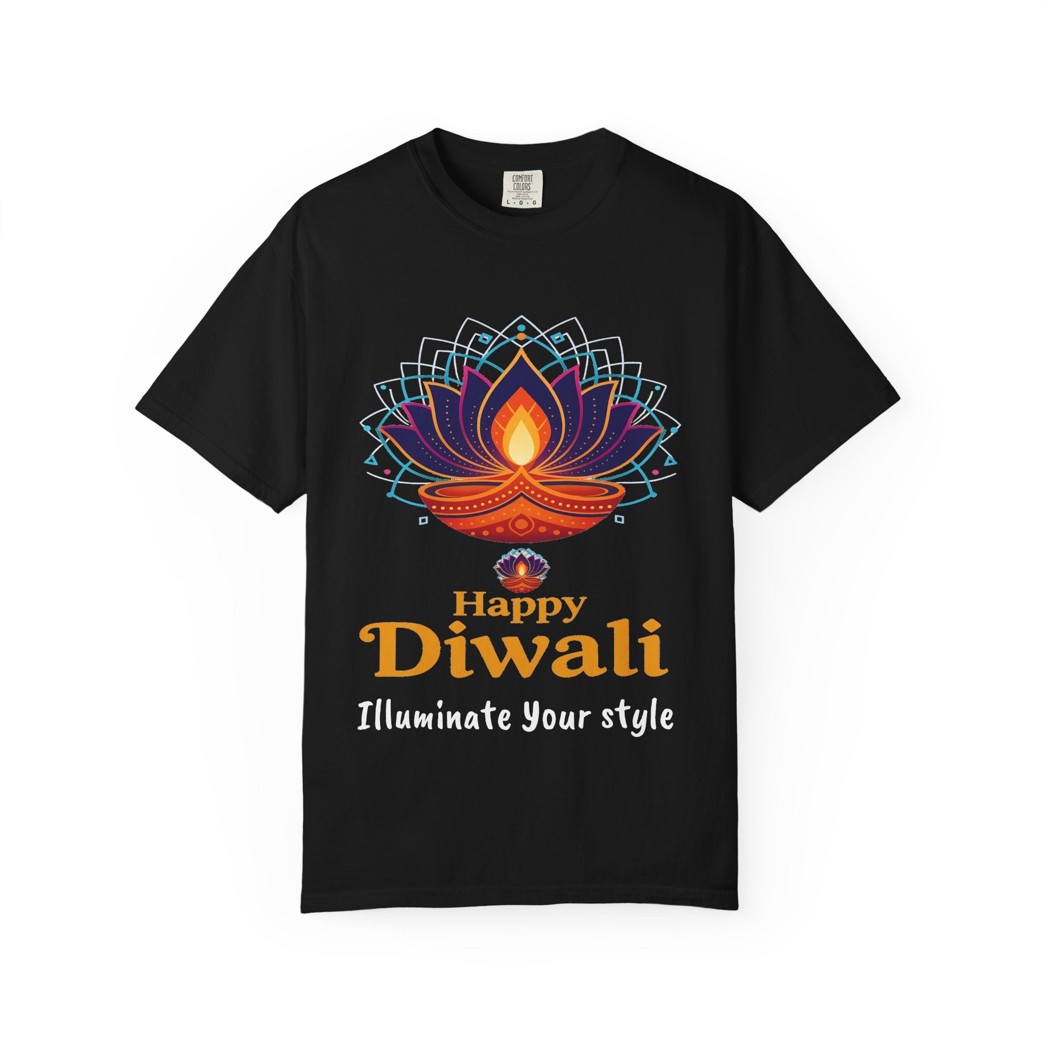 Diwali Celebration T-Shirt | Happy Diwali Unisex Garment-Dyed Tee | Festival Apparel Gift