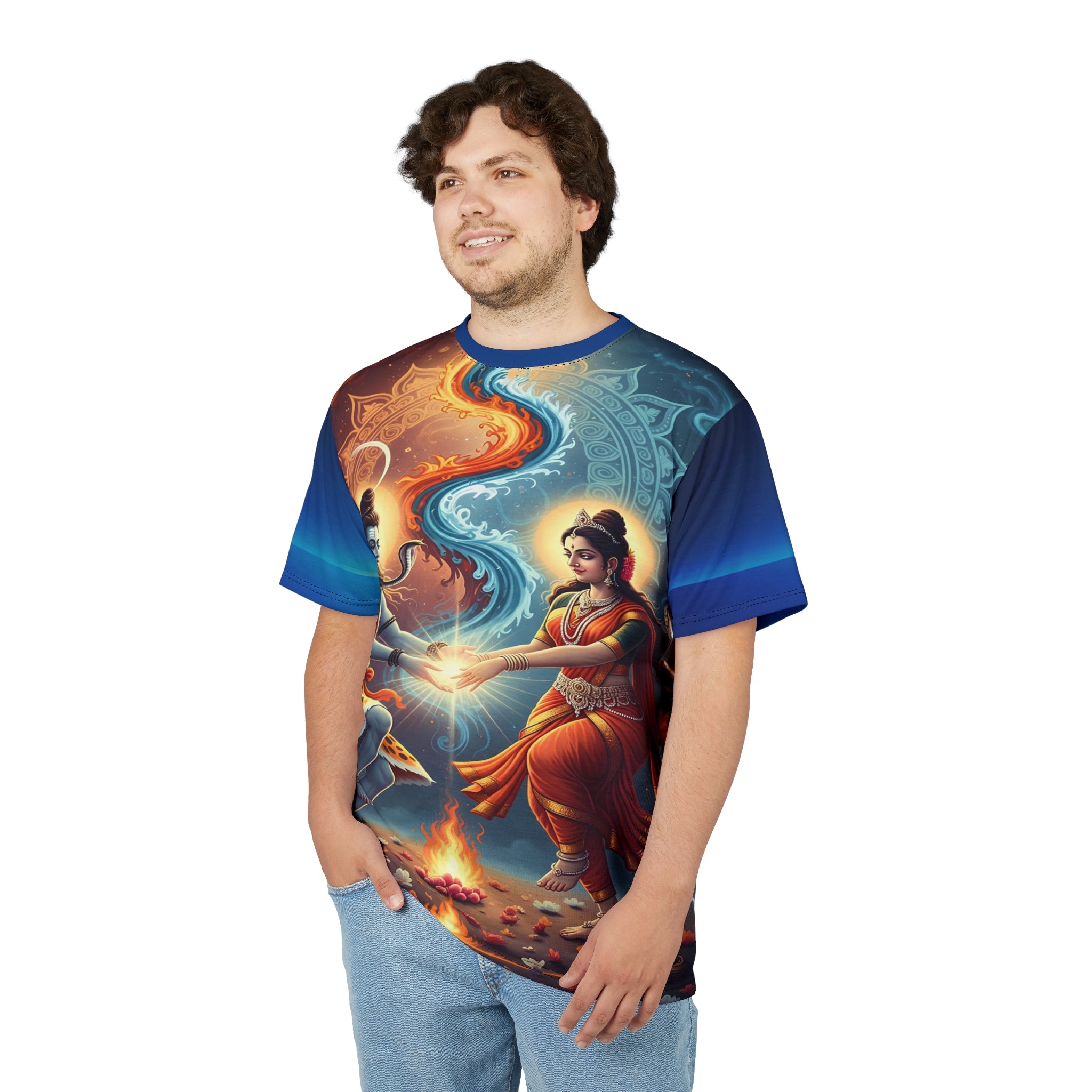 Mythical Dance Spiritual Tee – Festival ShravanMas Wear