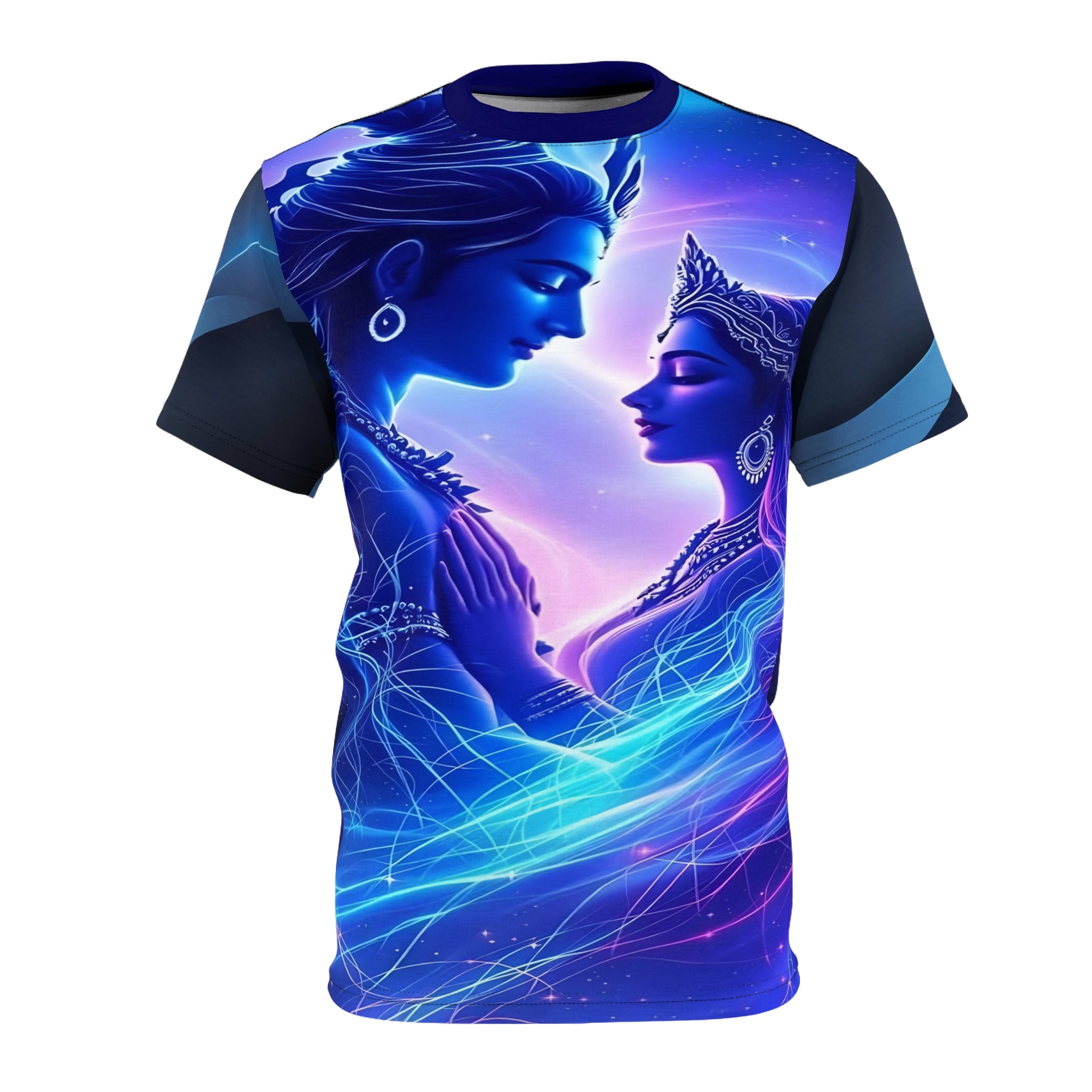 Cosmic Love Shiv & Parvati Tee – Festival Boho Shirt