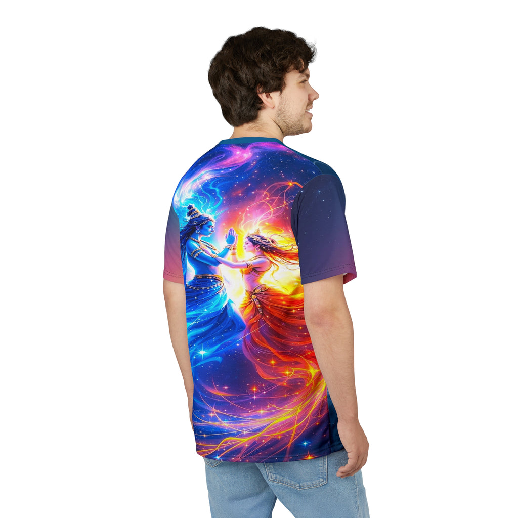 Lord Shiv & Ma Parvati Love Tee – Spiritual Cut & Sew Top