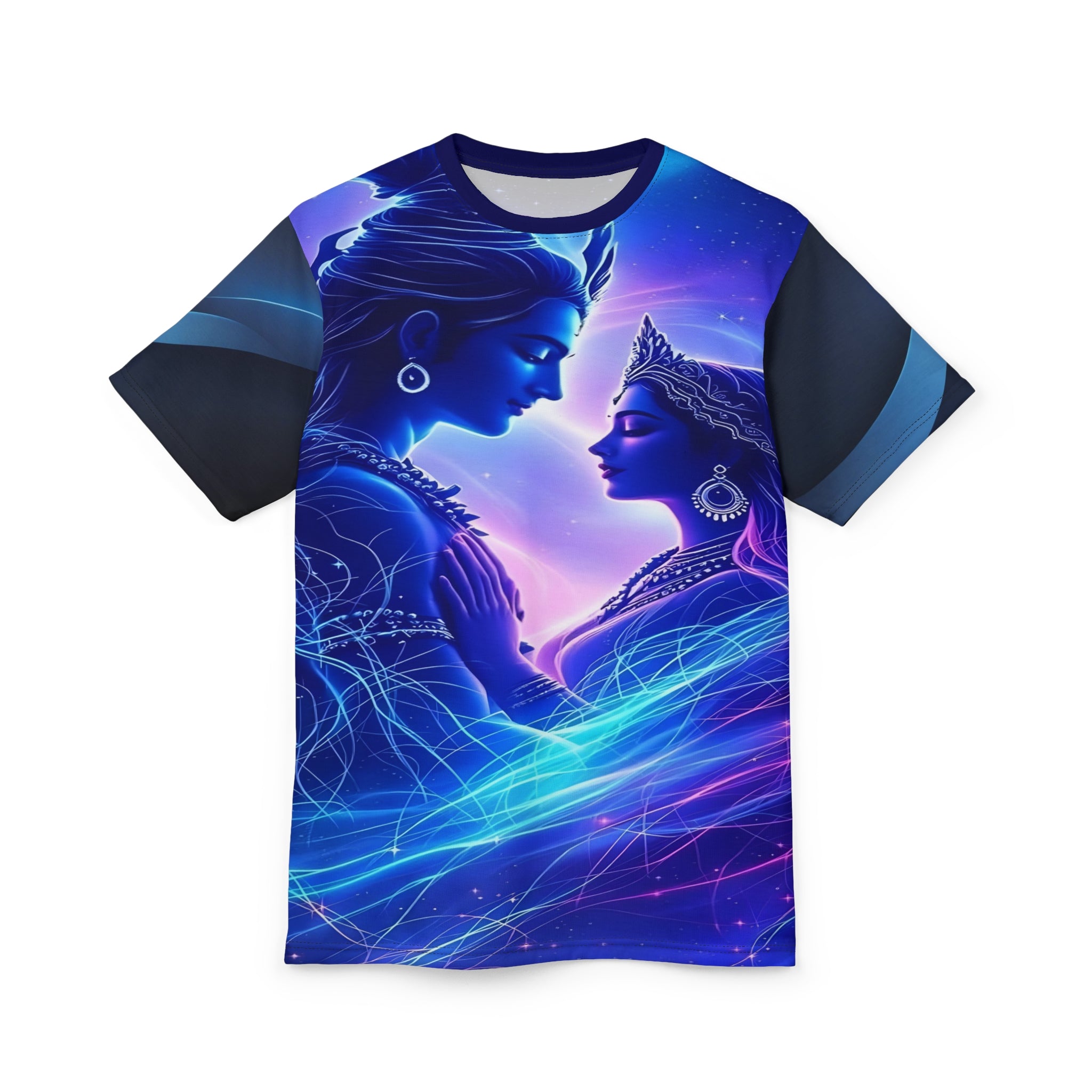 Cosmic Love Shiv & Parvati Tee – Festival Boho Shirt