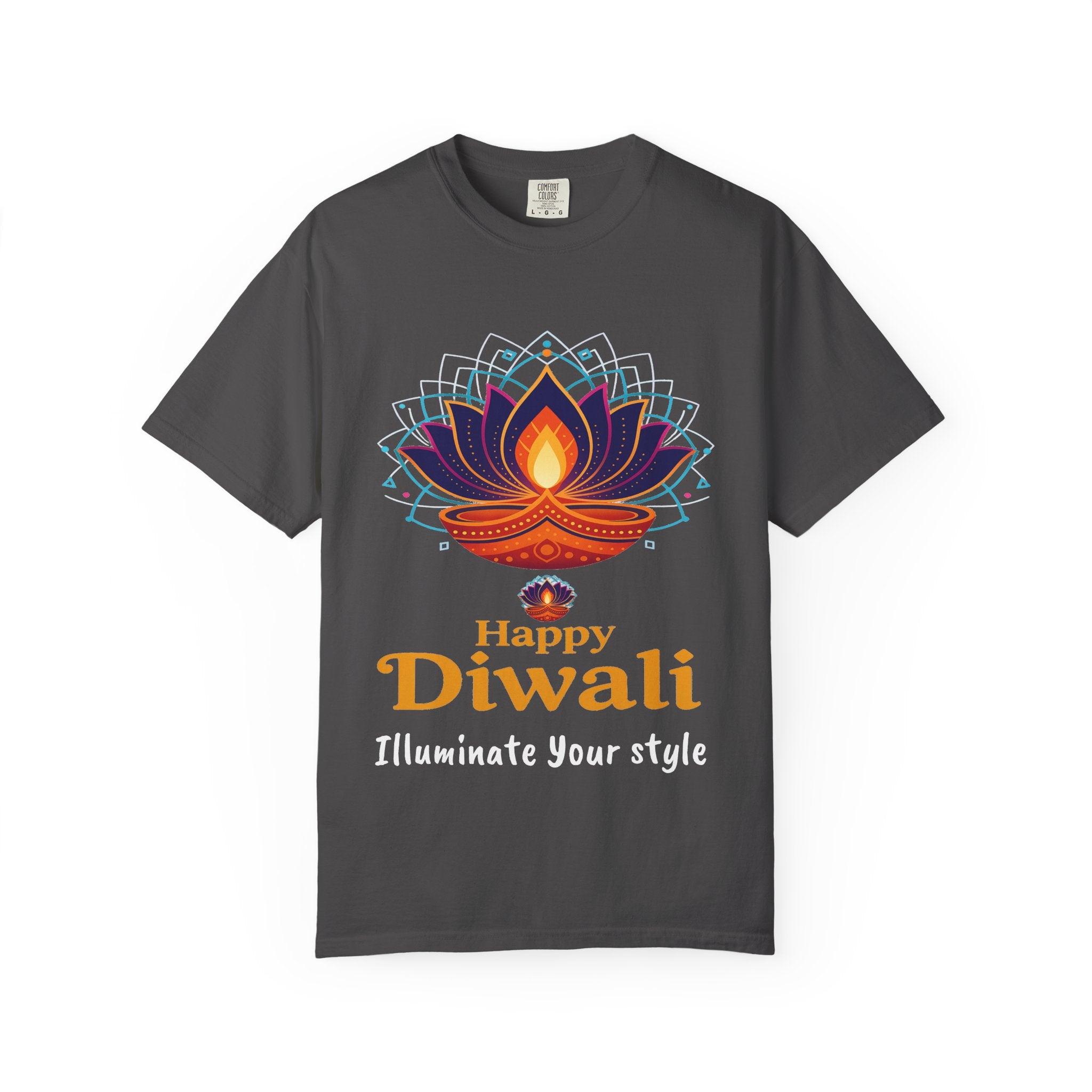 Diwali Celebration T-Shirt | Happy Diwali Unisex Garment-Dyed Tee | Festival Apparel Gift