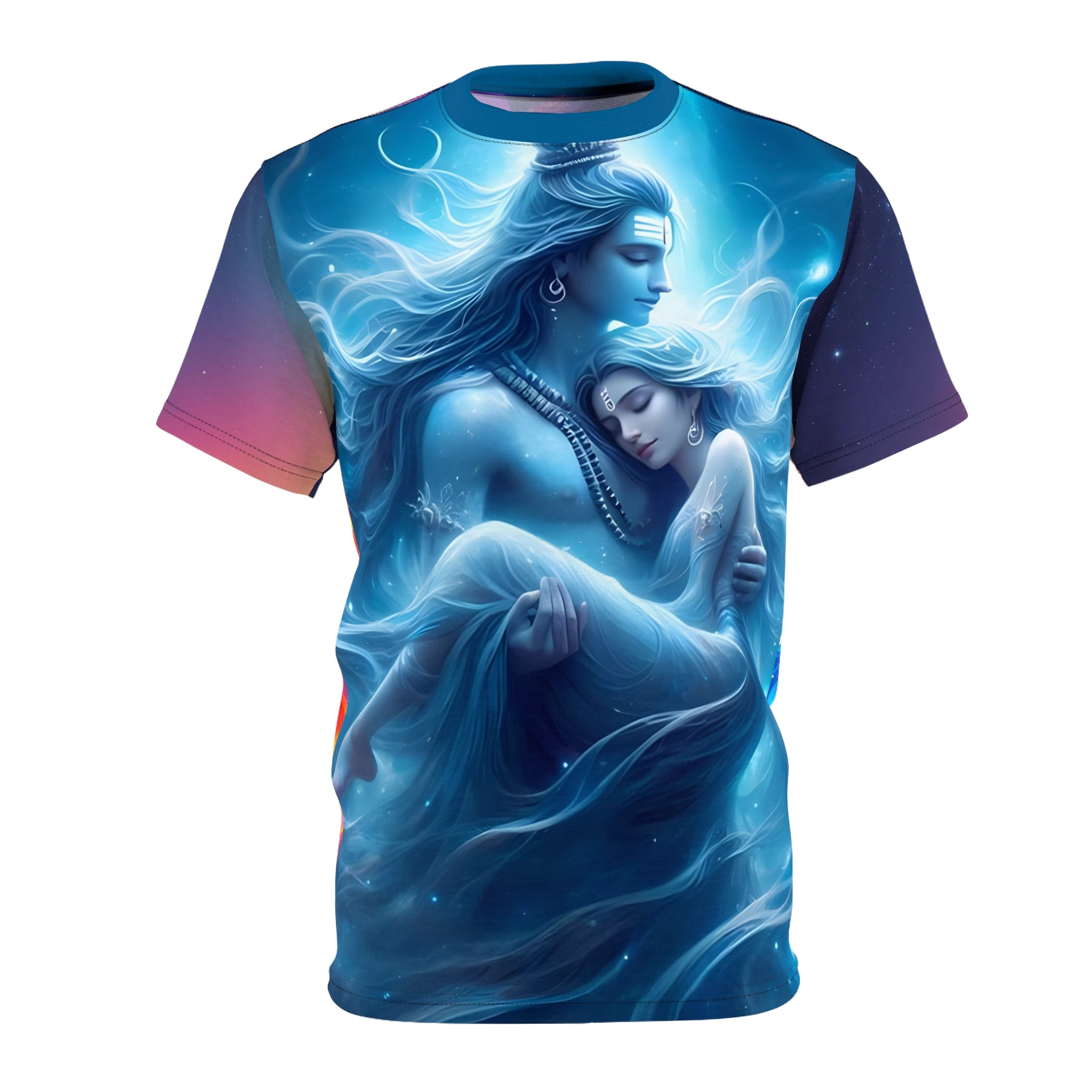 Lord Shiv & Ma Parvati Love Tee – Spiritual Cut & Sew Top
