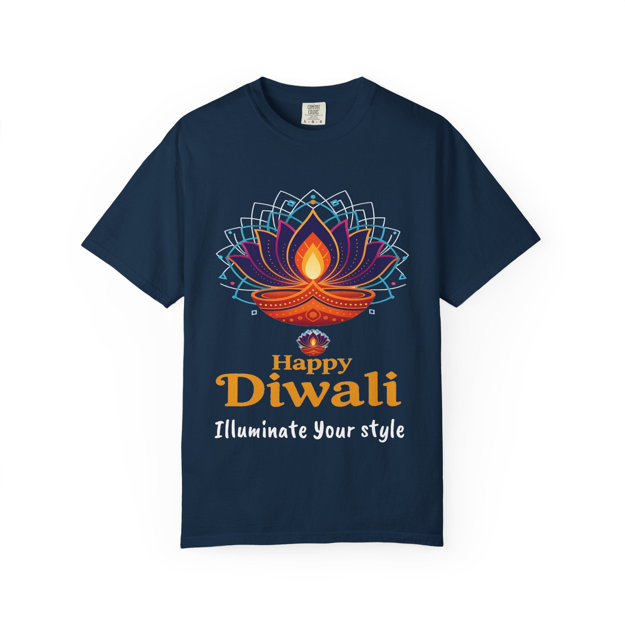 Diwali Celebration T-Shirt | Happy Diwali Unisex Garment-Dyed Tee | Festival Apparel Gift