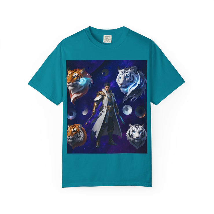 Fantasy-Themed Garment-Dyed Tee – Majestic Creature Shirt