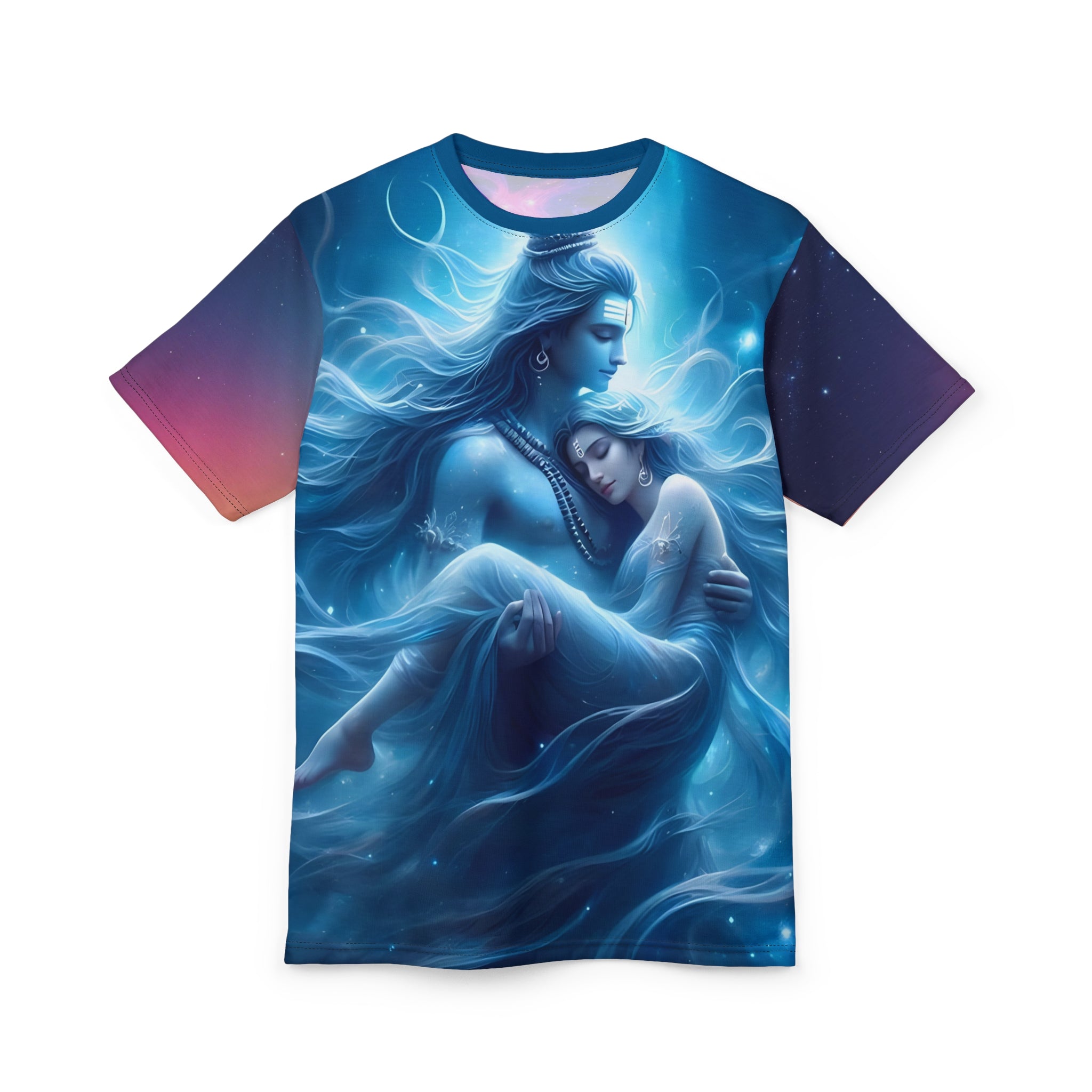 Lord Shiv & Ma Parvati Love Tee – Spiritual Cut & Sew Top